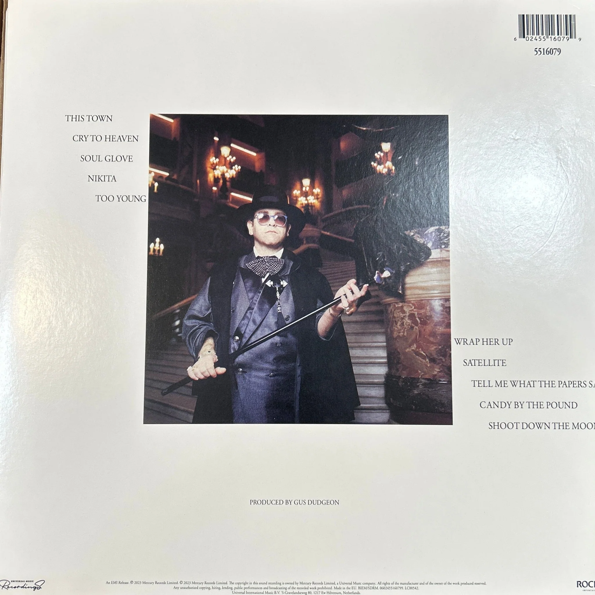 LP Elton John ‎– Ice On Fire 2ª mano - Image 2