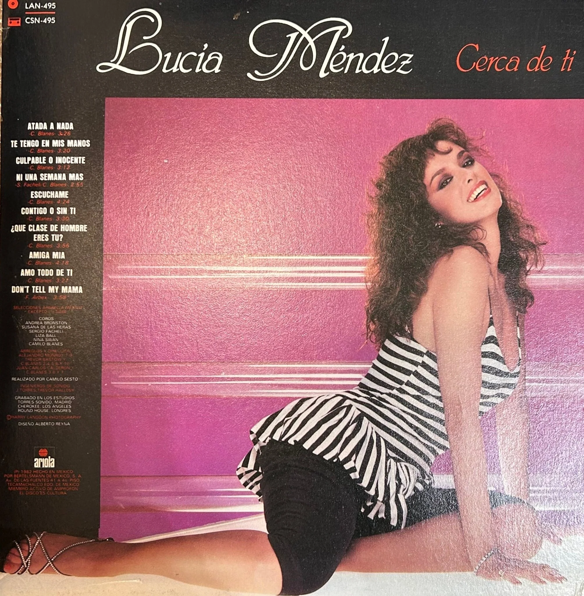 LP Lucia Mendez – Cerca De Tí 2ª Mano . - Image 2