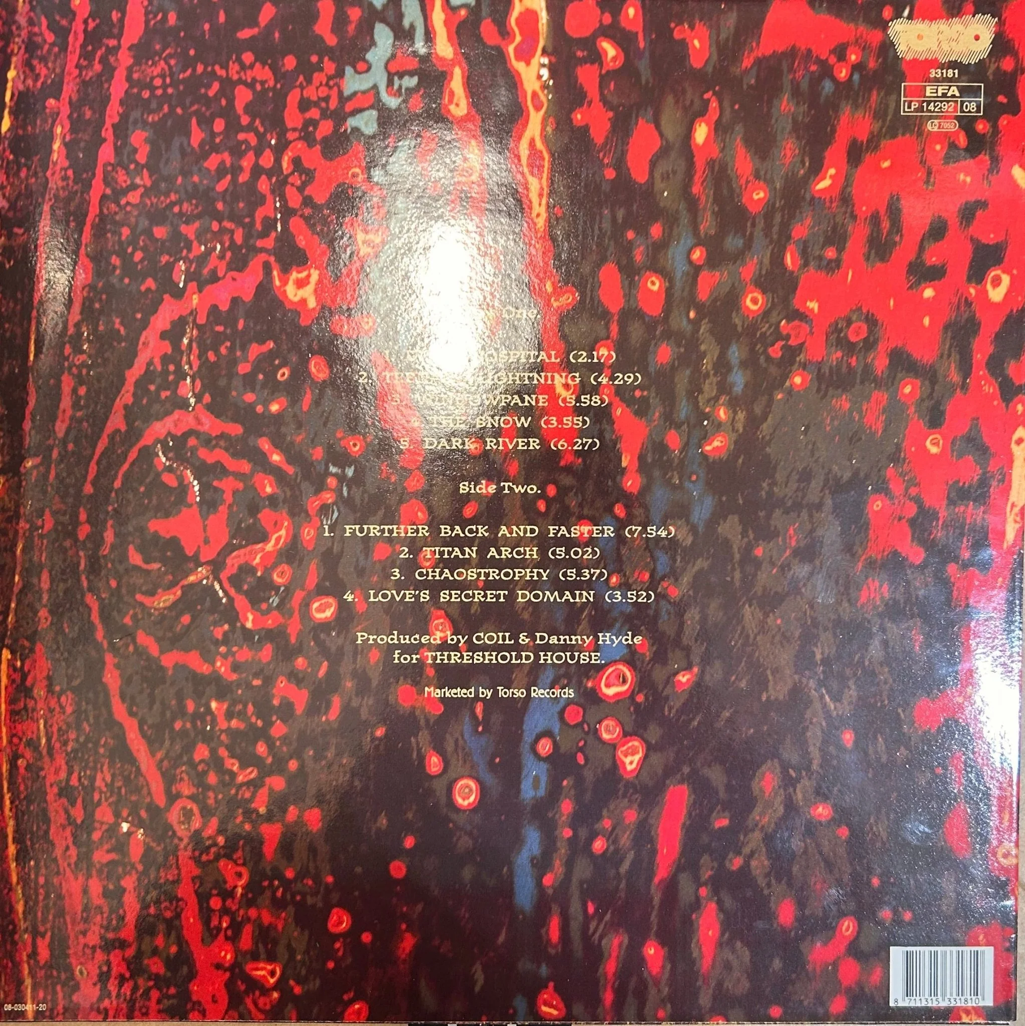 LP Coil ‎– Love's Secret Domain 2ª Mano - Image 2