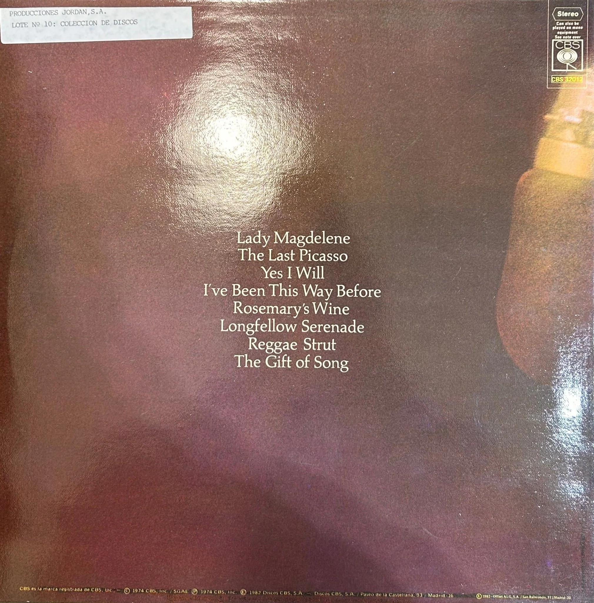 LP Neil Diamond ‎– Serenade = Serenata 2ª Mano  (Producto exclusivo recogida en tienda) - Image 2