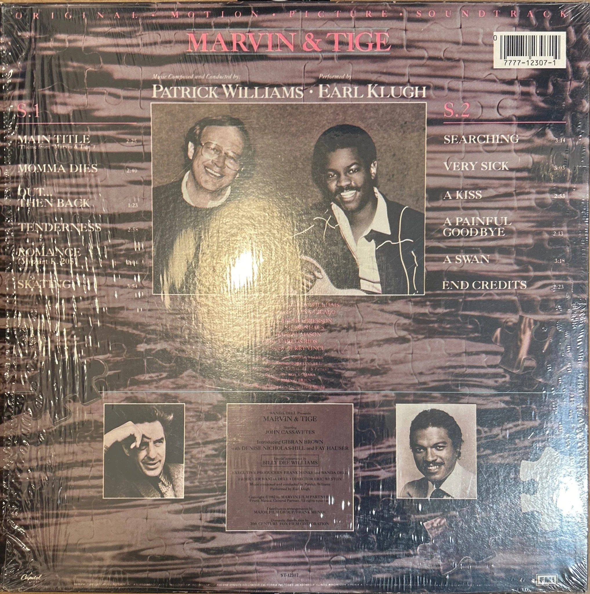 LP Banda Sonora - Patrick Williams / Earl Klugh ‎– Marvin & Tige 2ª Mano - Image 2