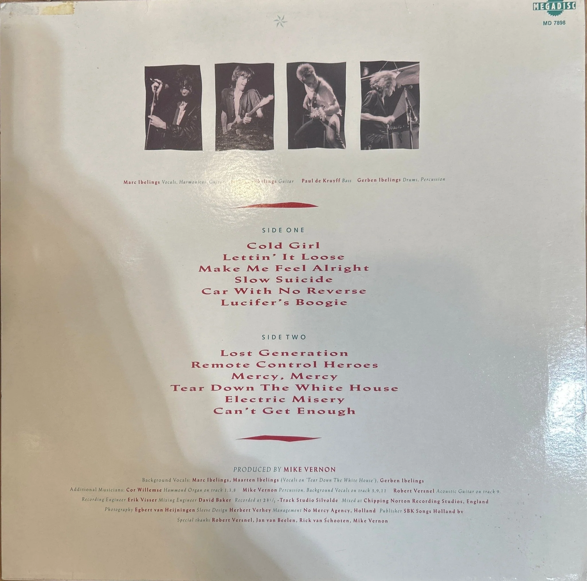 LP Bad To The Bone ‎– Bad To The Bone 2ª Mano - Image 2