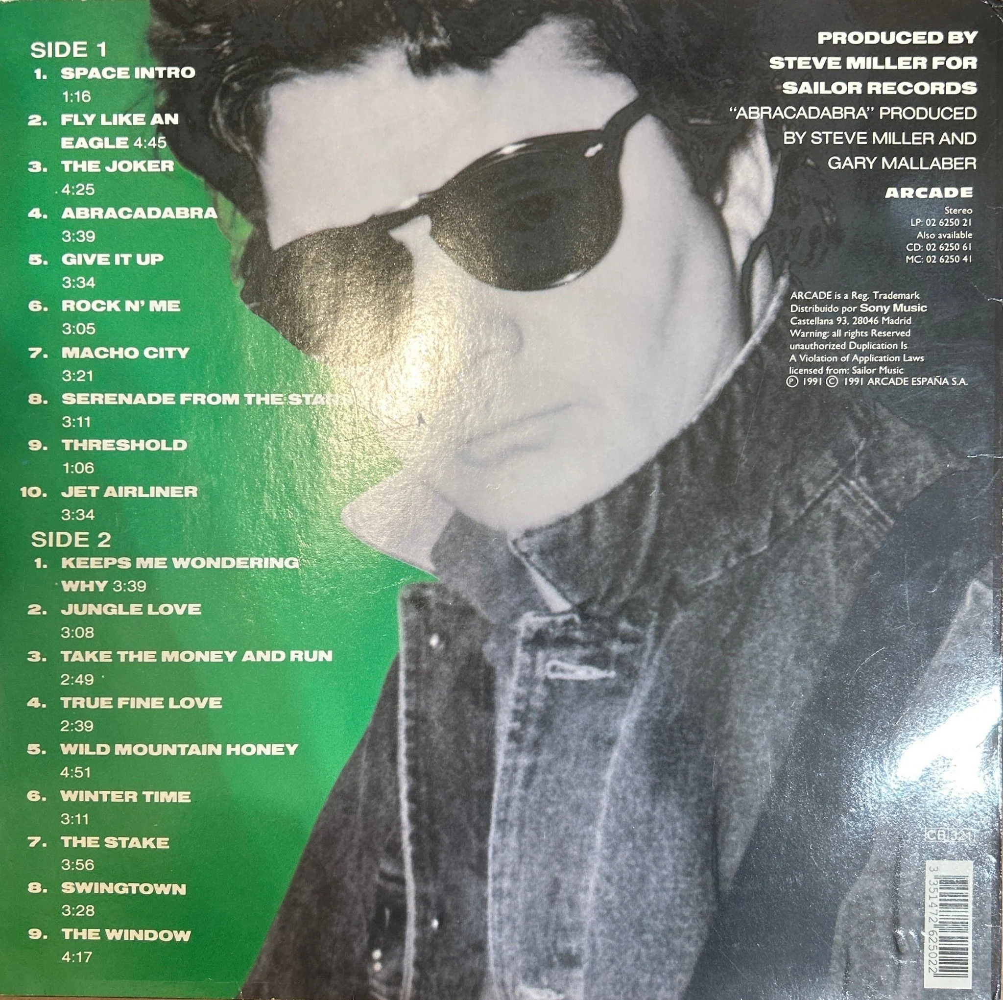 LP Steve Miller Band – The Very Best Of The Steve Miller Band 2ª Mano - Image 2