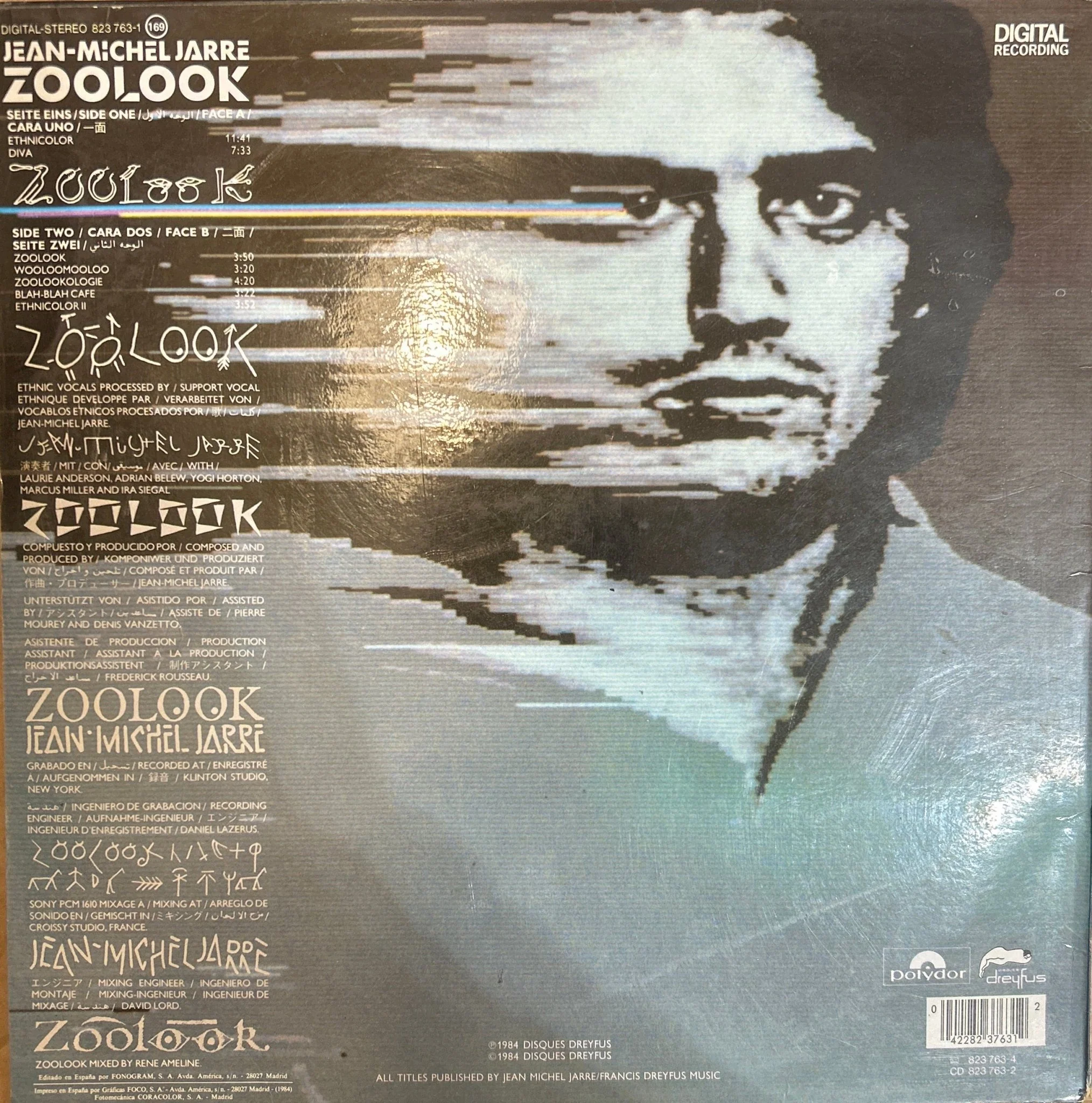 LP Jean-Michel Jarre ‎– Zoolook 2ª Mano - Image 2