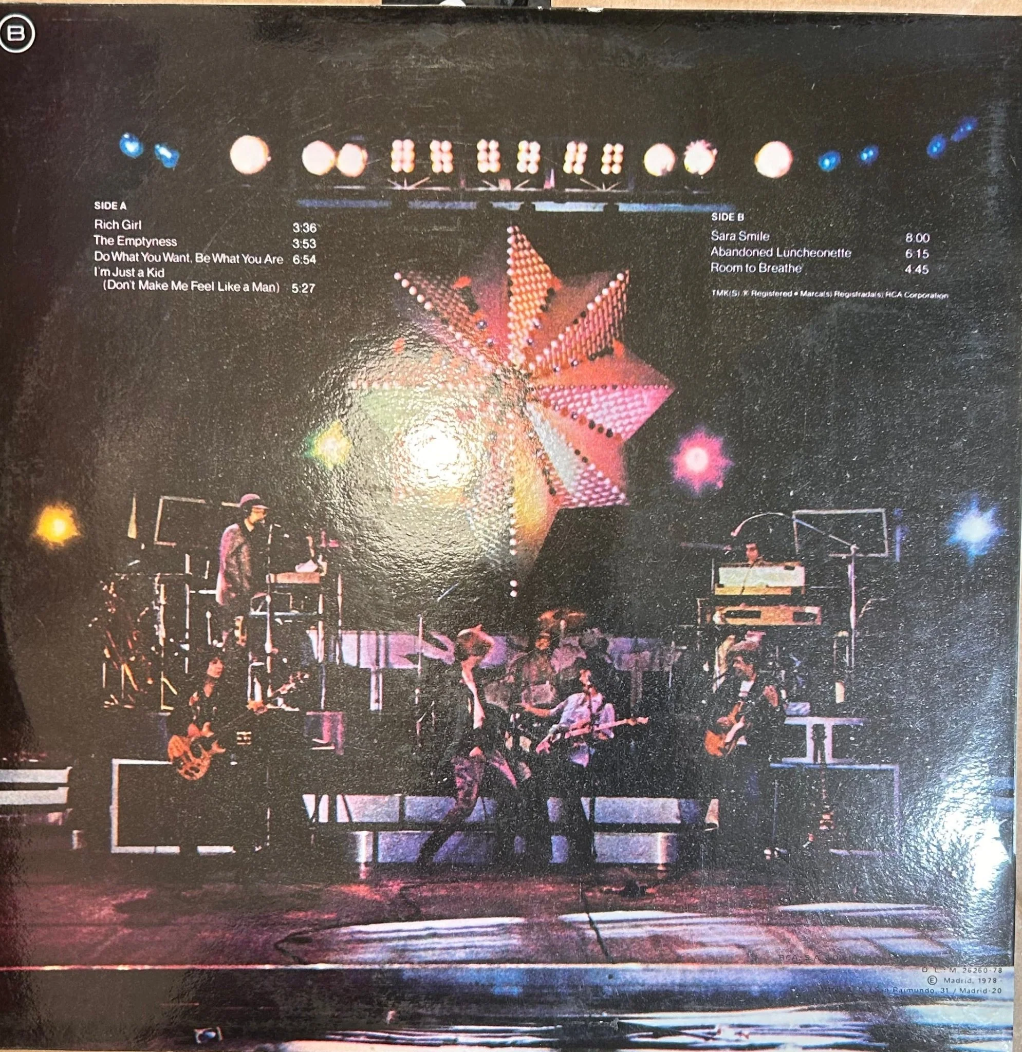 LP Daryl Hall & John Oates ‎– Livetime 2ª mano - Image 2