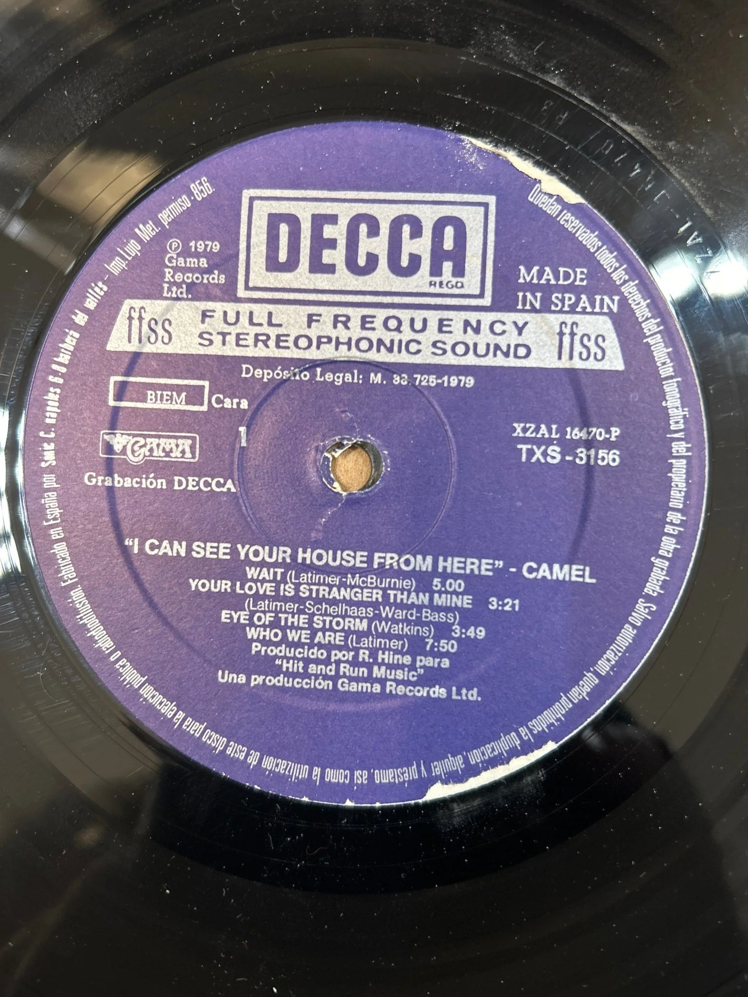 LP Camel ‎– I Can See Your House From Here  2ª Mano - Image 3