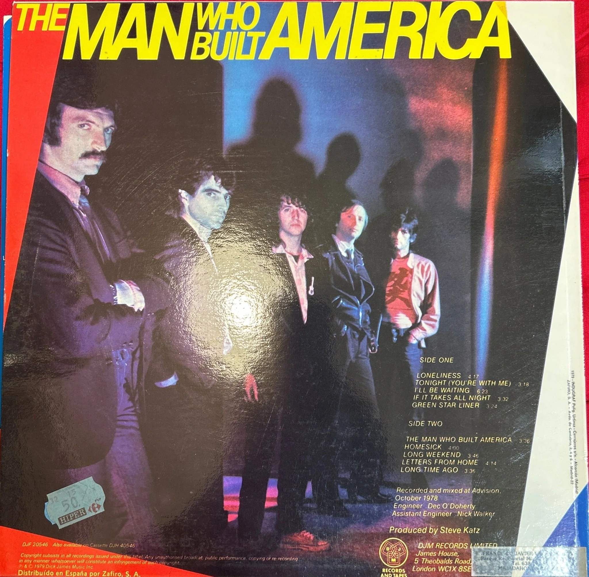 LP Horslips ‎– The Man Who Built America 2ª Mano - Image 2