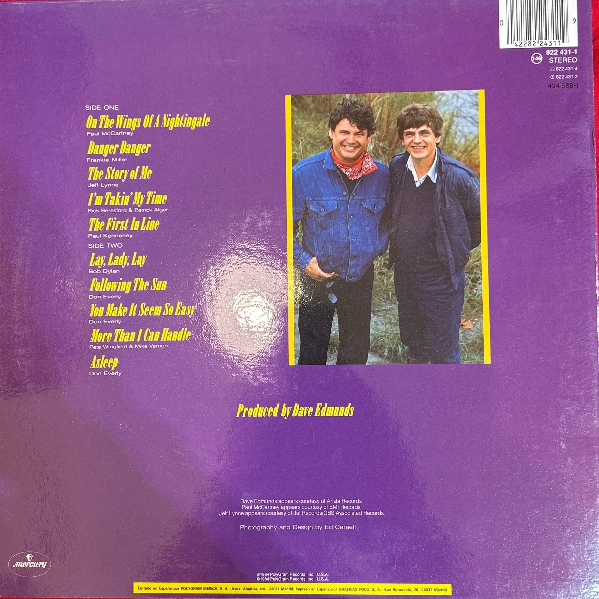 LP The Everly Brothers ‎– EB 84 2ª Mano - Image 2