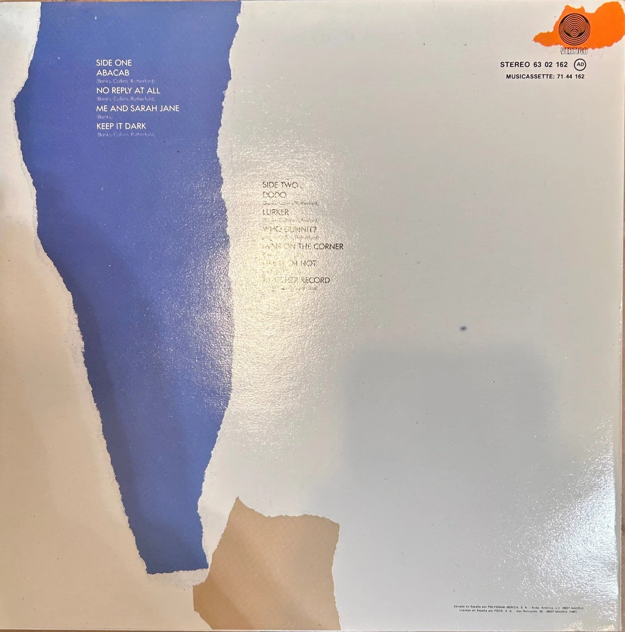 LP Genesis ‎– Abacab 2ª Mano - Image 2