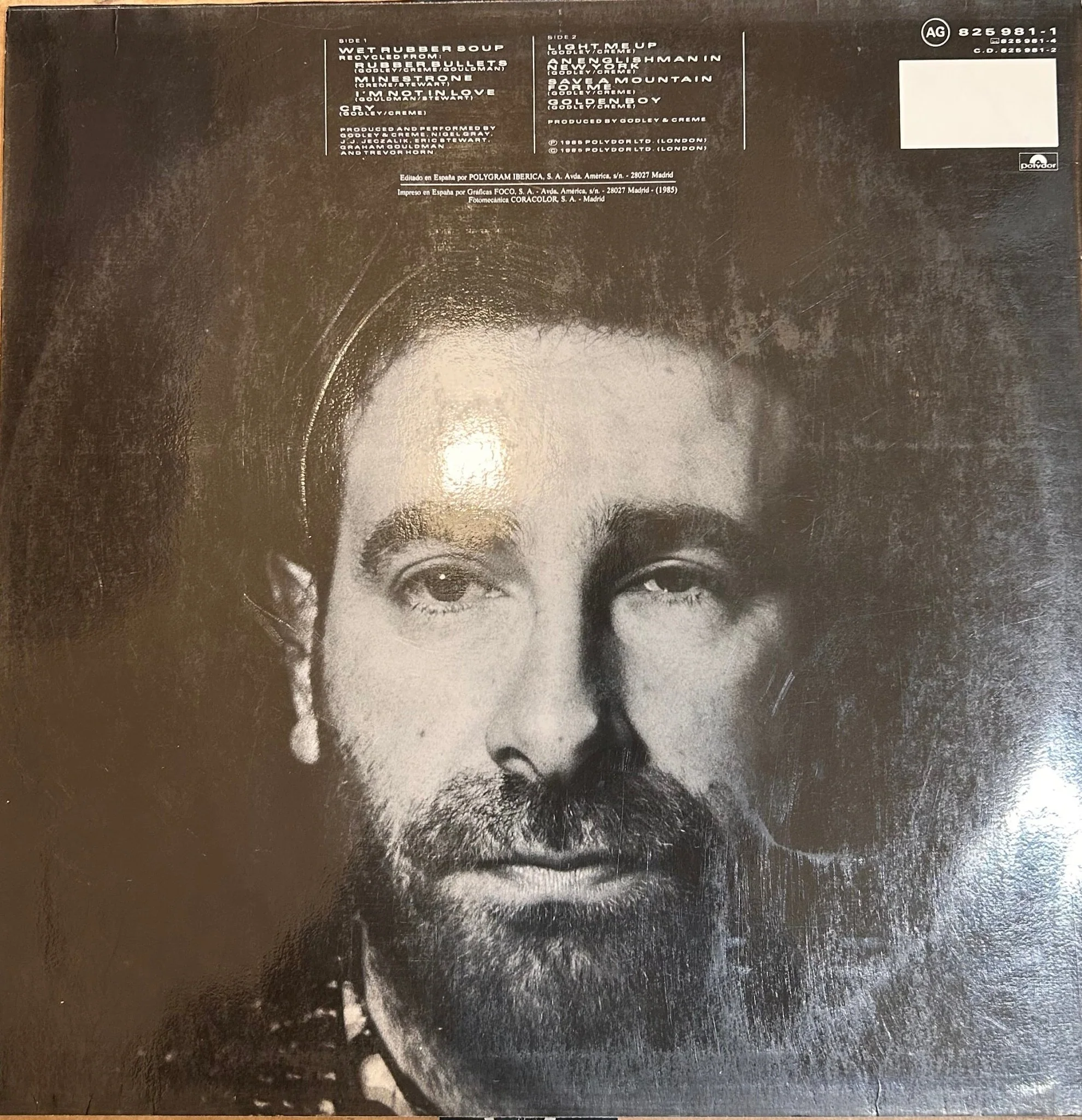LP Godley & Creme ‎– The History Mix Volume 1 2ª Mano - Image 2