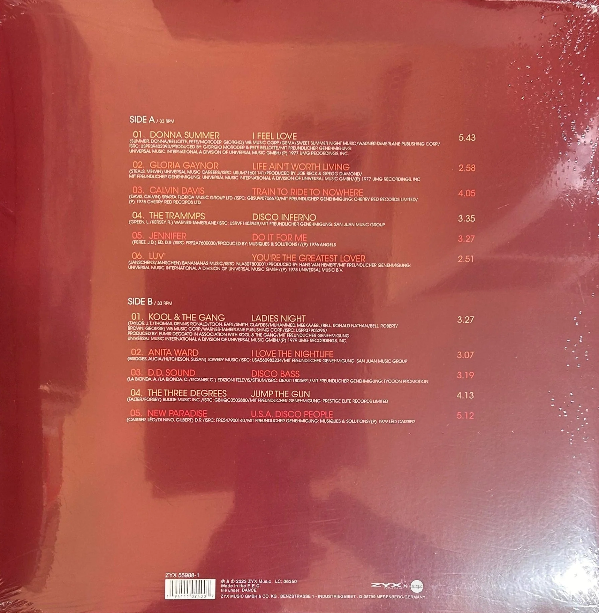 LP Various ‎– Disco Hits Vol. 2 Nuevo precintado - Image 2