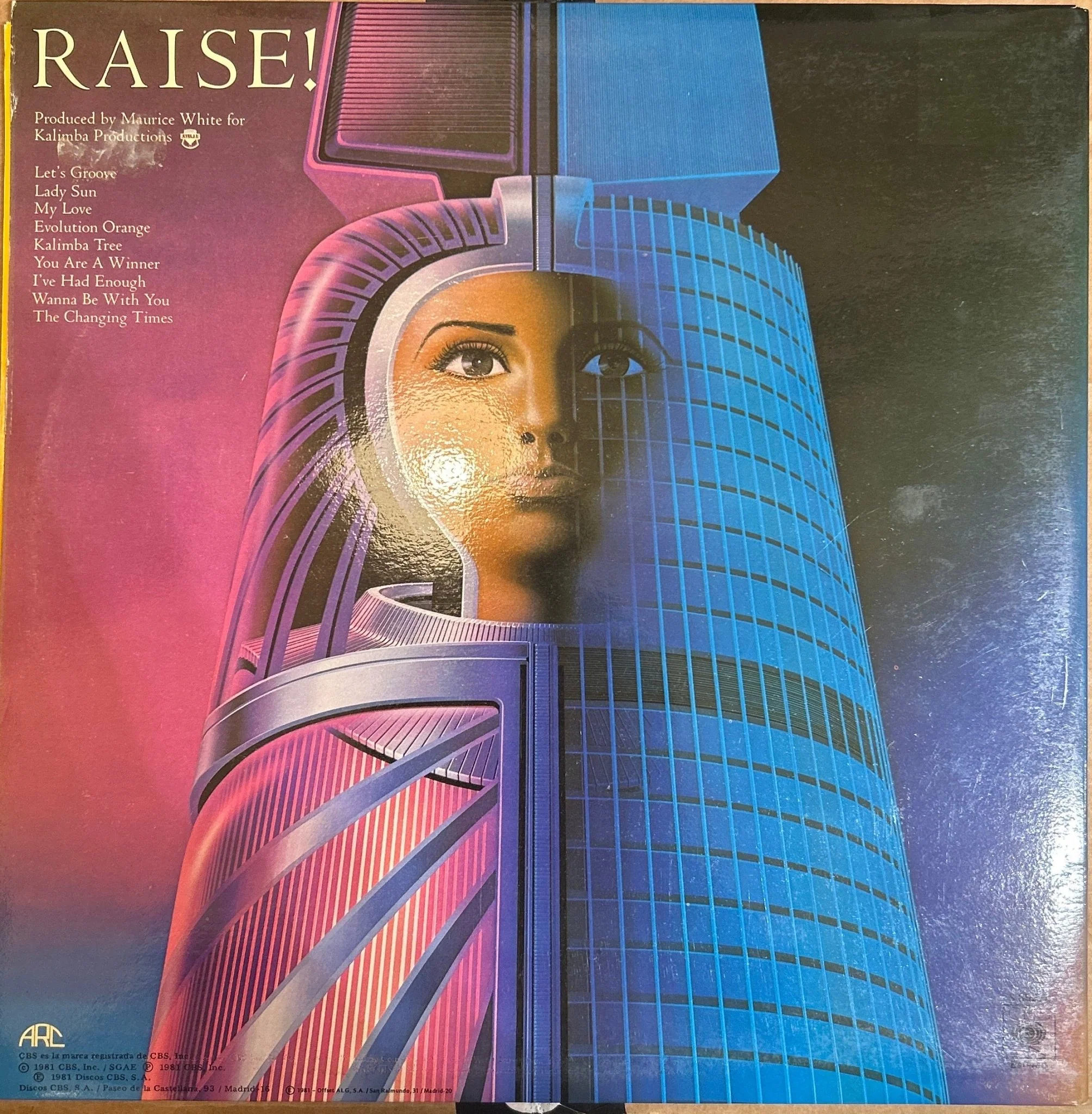 LP Earth, Wind & Fire ‎– Raise! 2ª Mano - Image 2