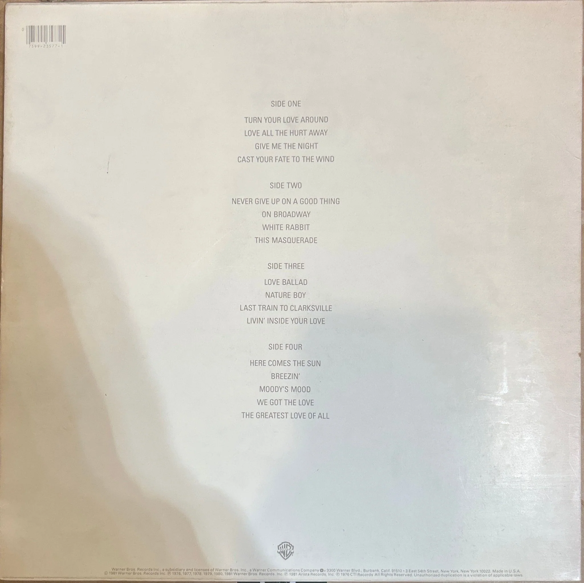 LP George Benson ‎– The George Benson Collection 2ª Mano - Image 2