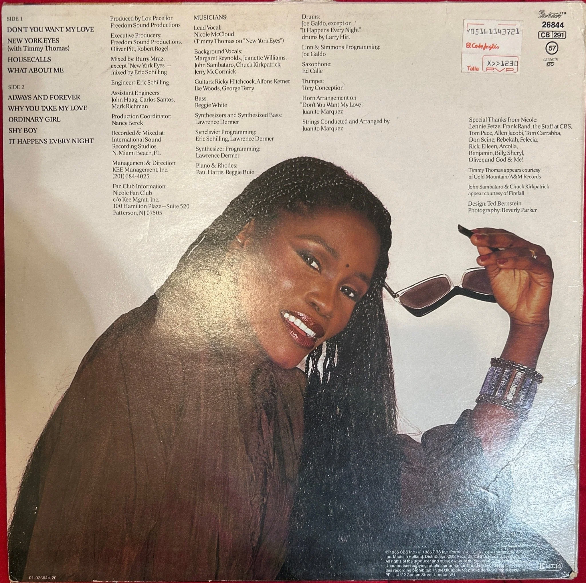 LP Nicole ‎– What About Me? 2ª Mano (Producto exclusivo recogida en tienda) - Image 2