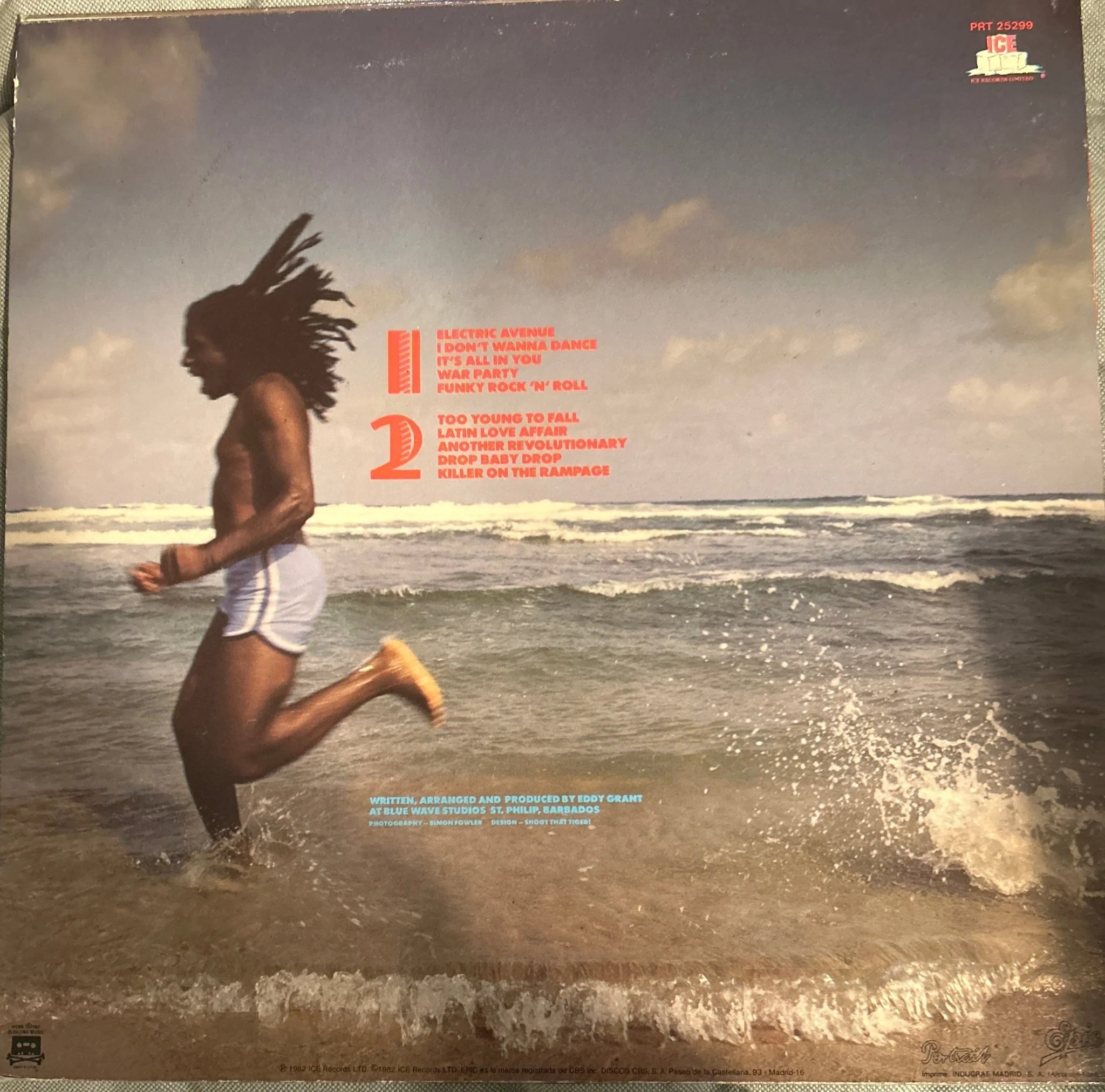 LP Eddy Grant ‎– Killer On The Rampage 2ª Mano - Image 2