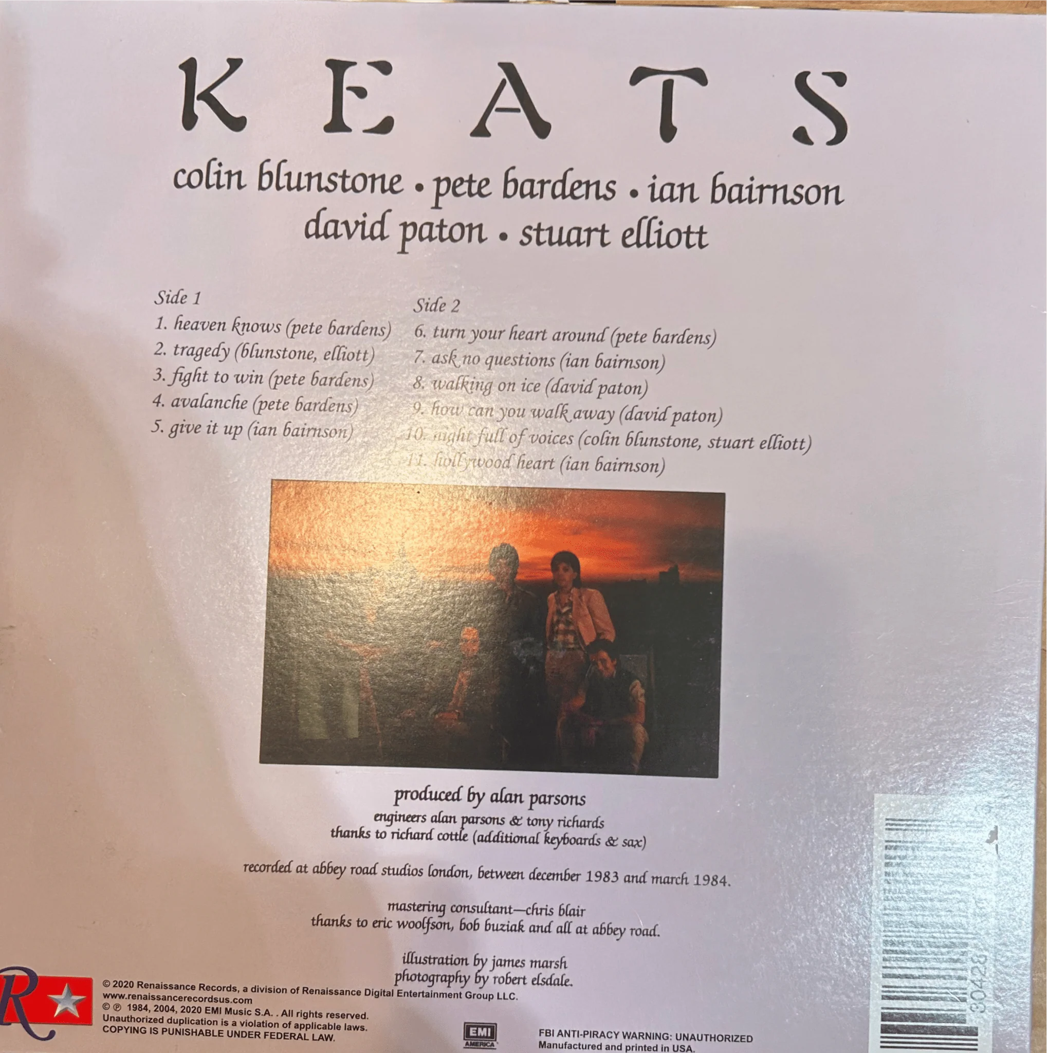 LP Keats ‎– Keats 2ª Mano - Image 2
