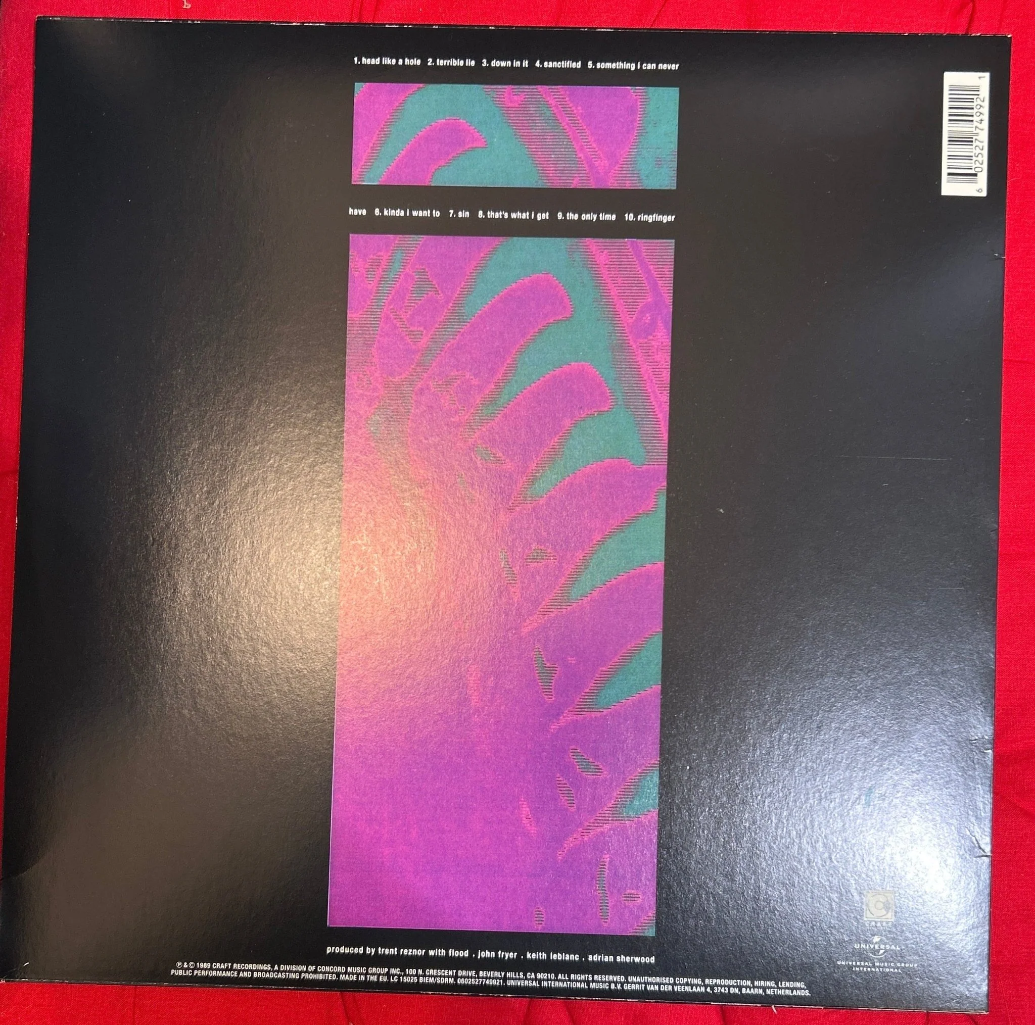LP Nine Inch Nails ‎– Pretty Hate Machine 2ª Mano - Image 2