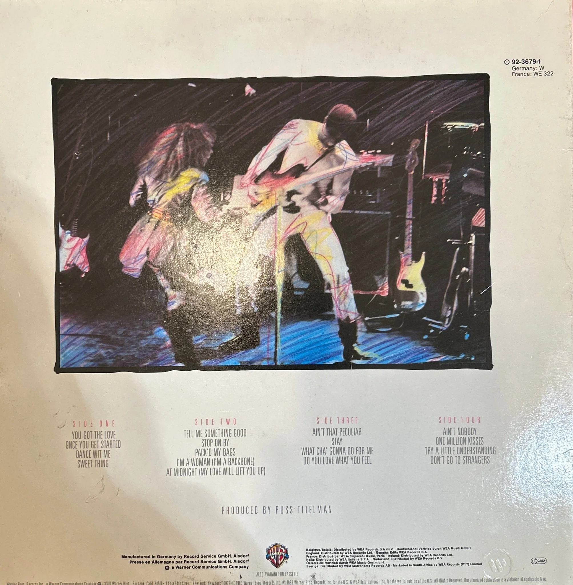 LP Rufus And Chaka Khan – Stompin' At The Savoy 2ª Mano - Image 2