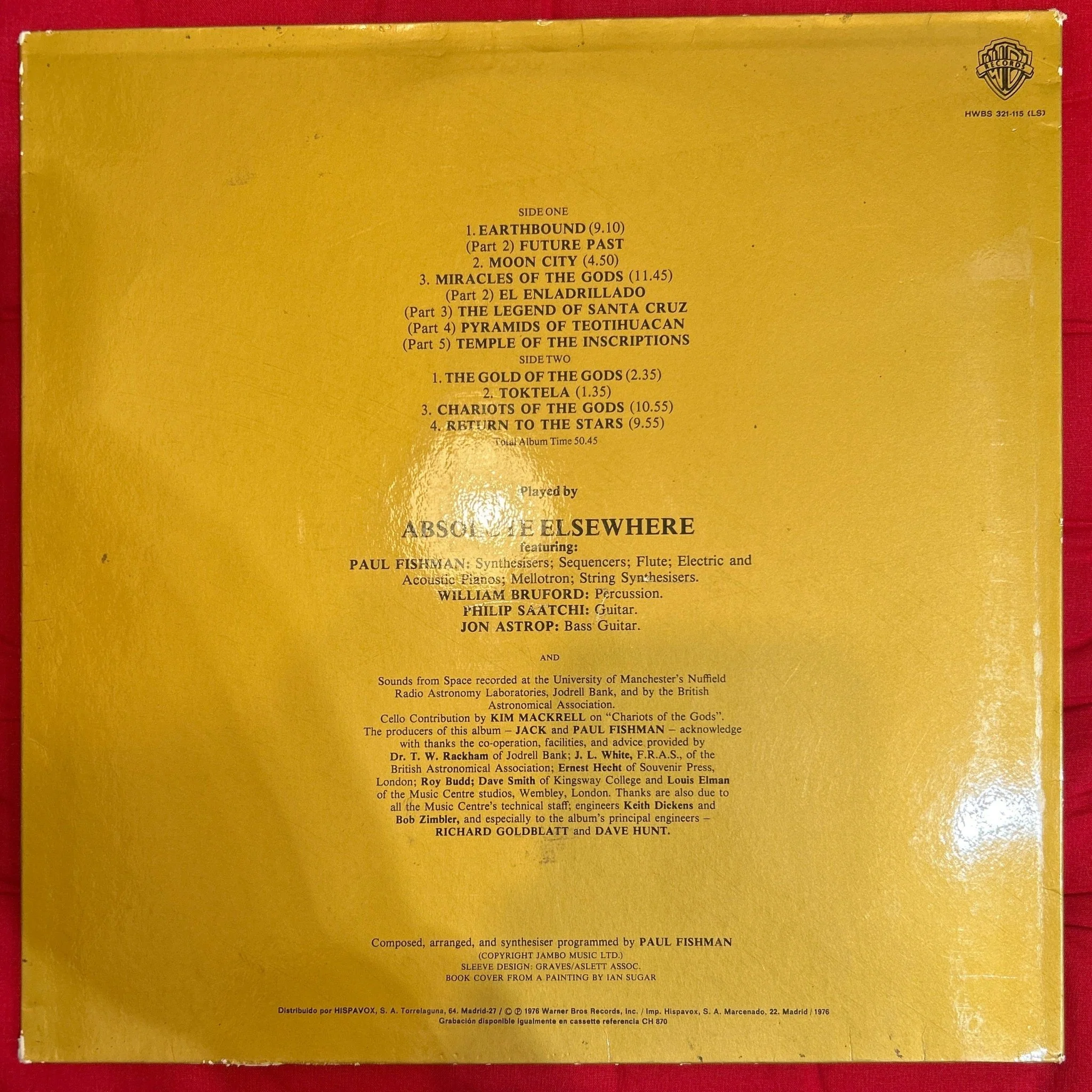 LP Absolute Elsewhere ‎– In Search Of Ancient Gods 2ª Mano - Image 2