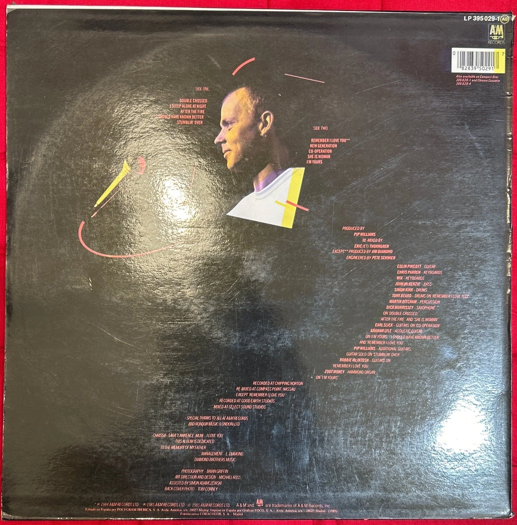 LP Jim Diamond ‎– Double Crossed 2ª Mano - Image 2