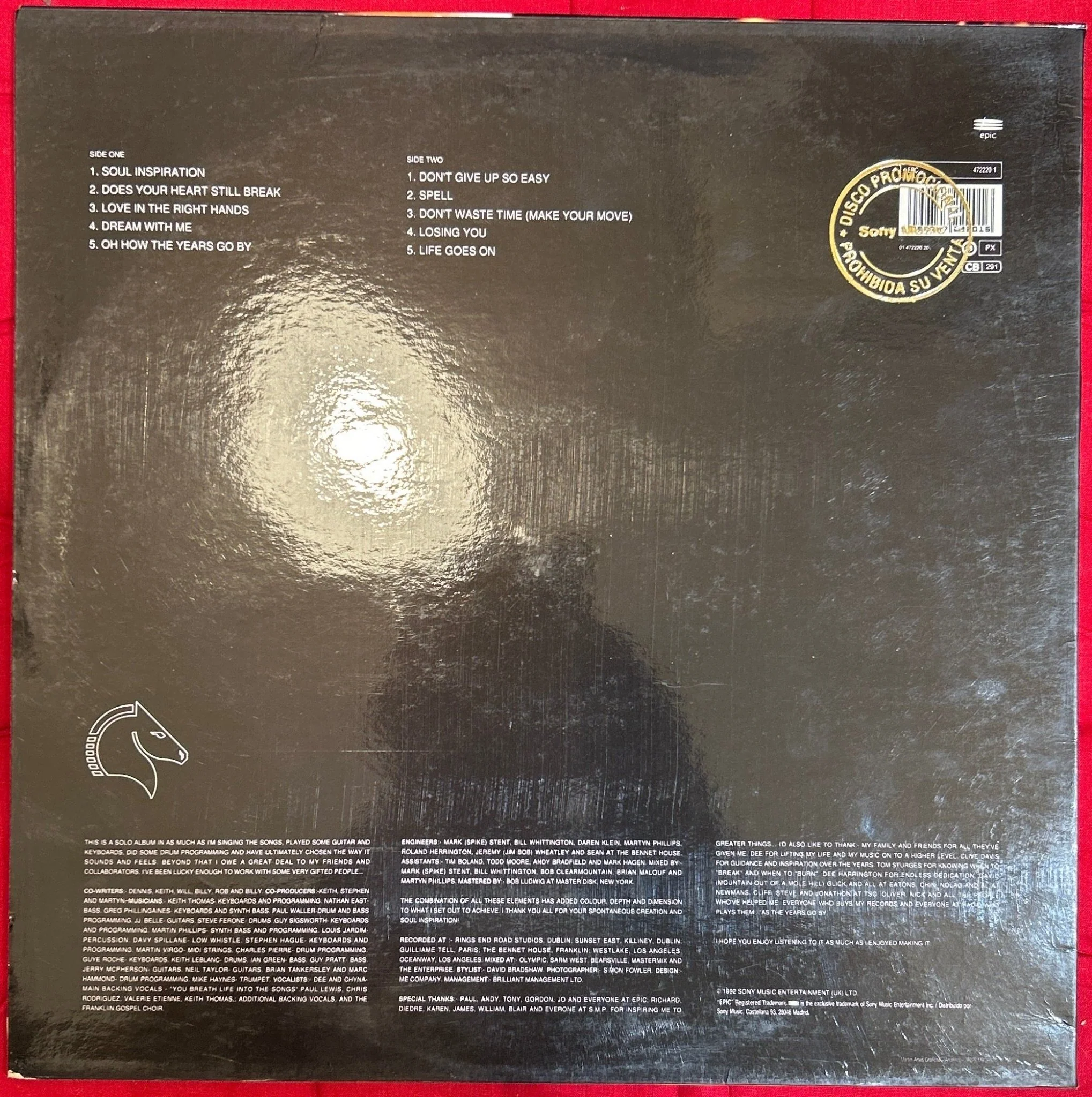 LP Simon Climie – Soul Inspiration 2ª Mano - Image 2