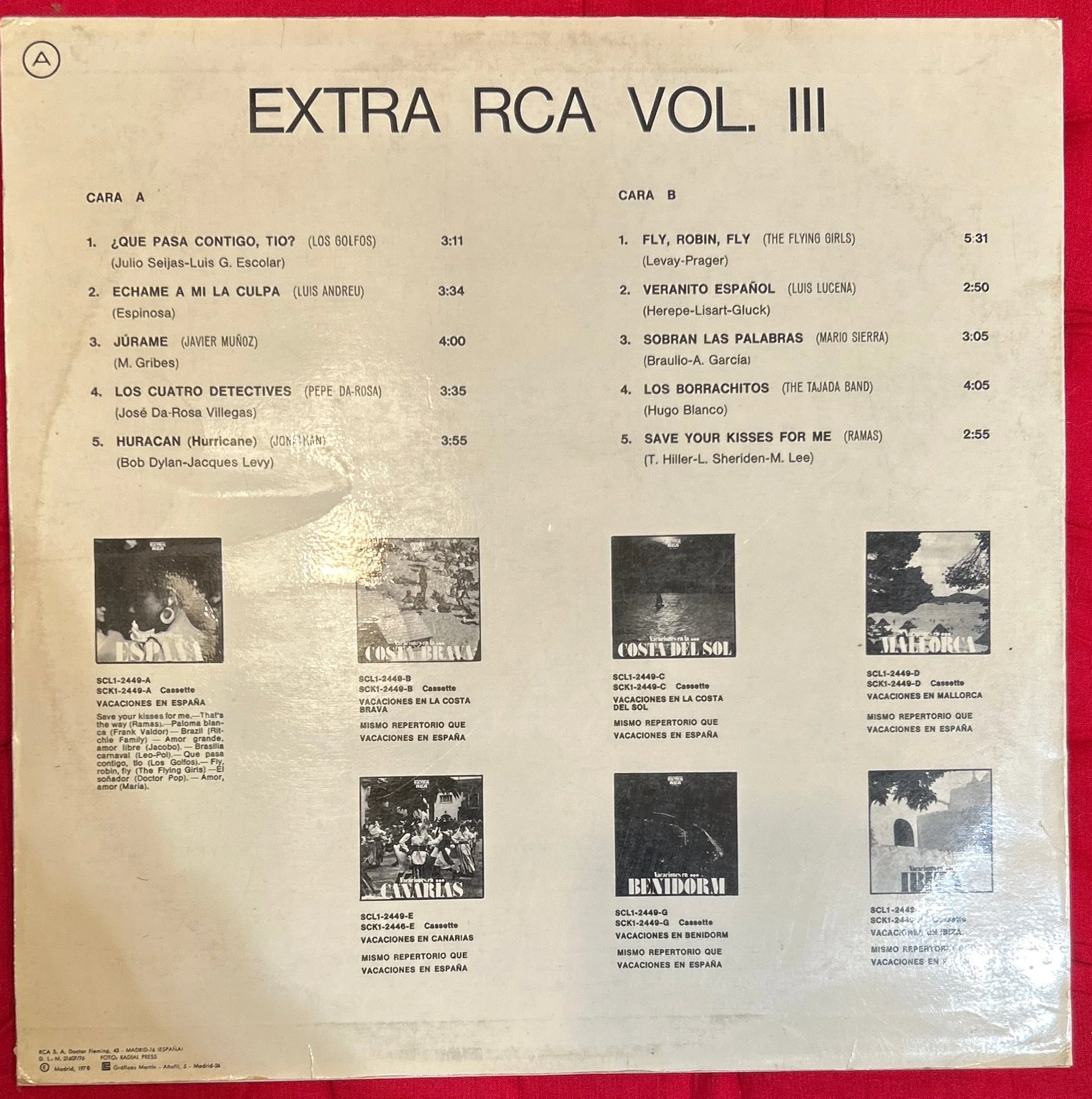 LP V/A ‎– Extra Rca Vol. 3 2ª Mano - Image 2