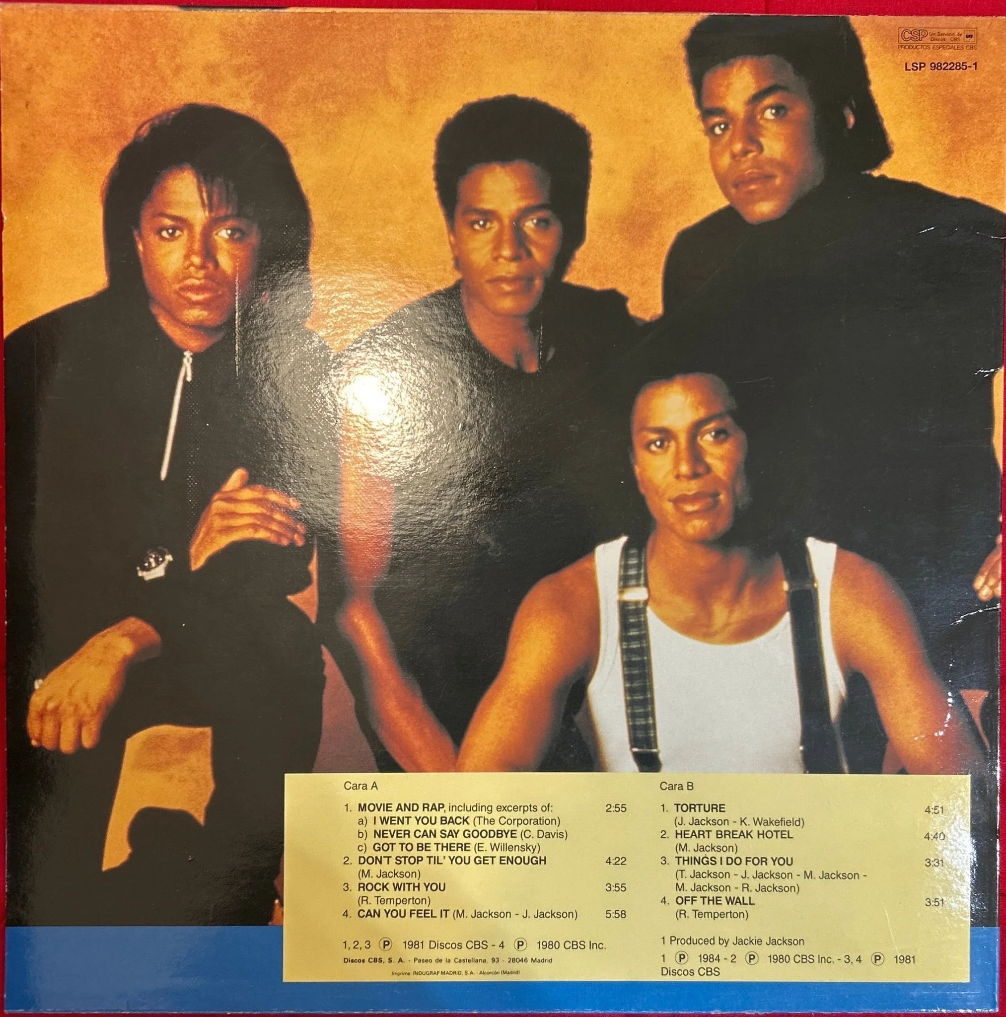 LP The Jacksons ‎– The Jacksons 2ª Mano - Image 2