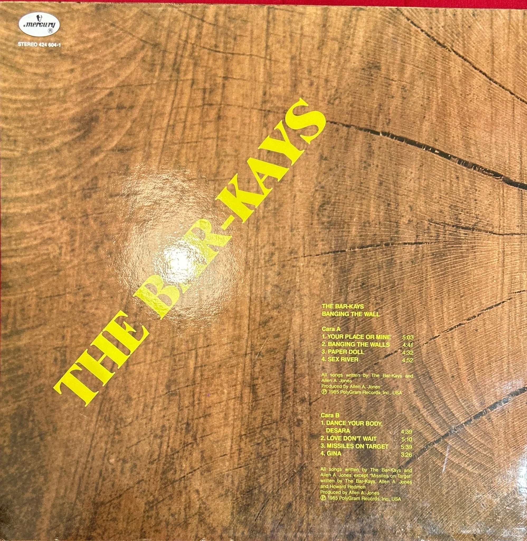 LP The Bar-Kays ‎– Banging The Wall 2ª Mano - Image 2