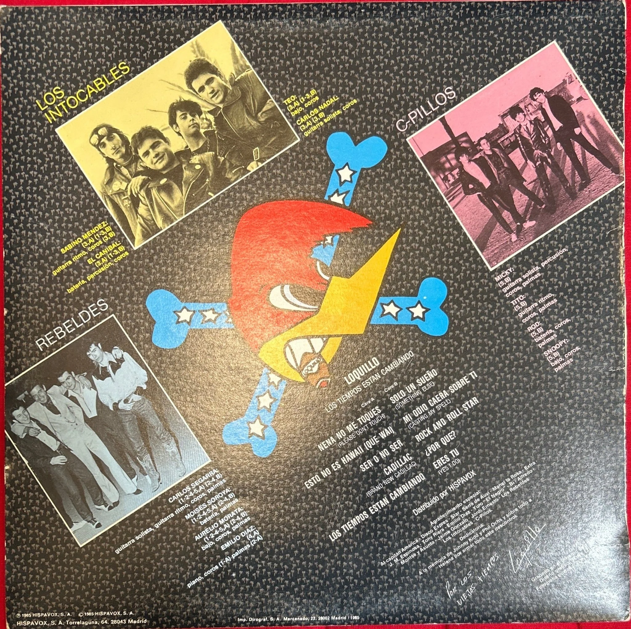 LP Loquillo ‎– Los Tiempos Estan Cambiando 2ª mano - Image 2