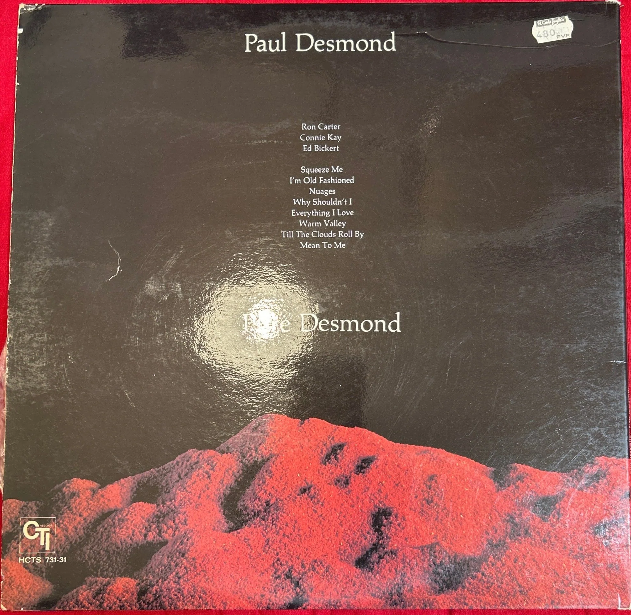 LP Paul Desmond ‎– Pure Desmond 2ª Mano - Image 2
