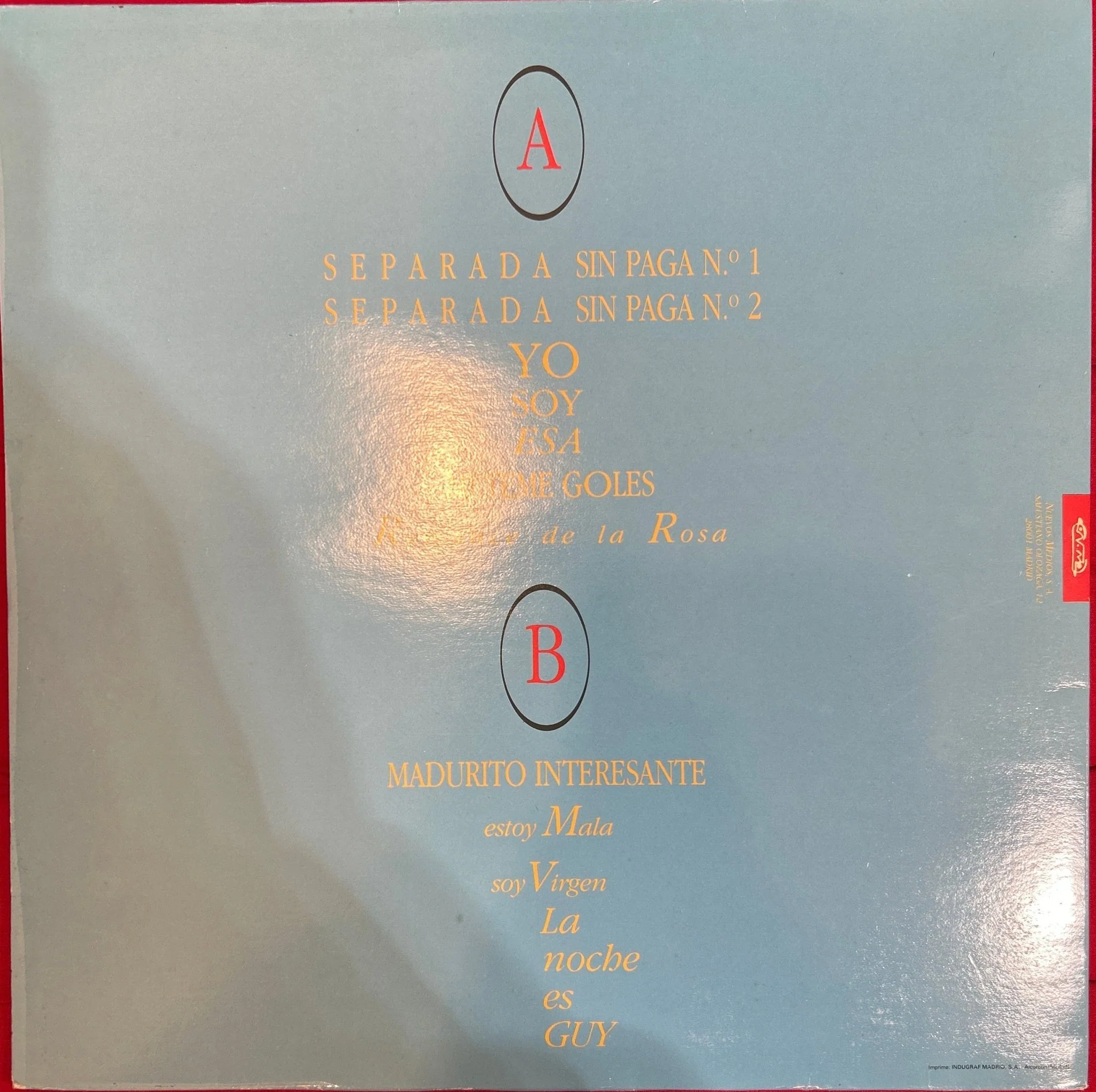 LP Martirio ‎– Estoy Mala 2ª Mano - Image 2