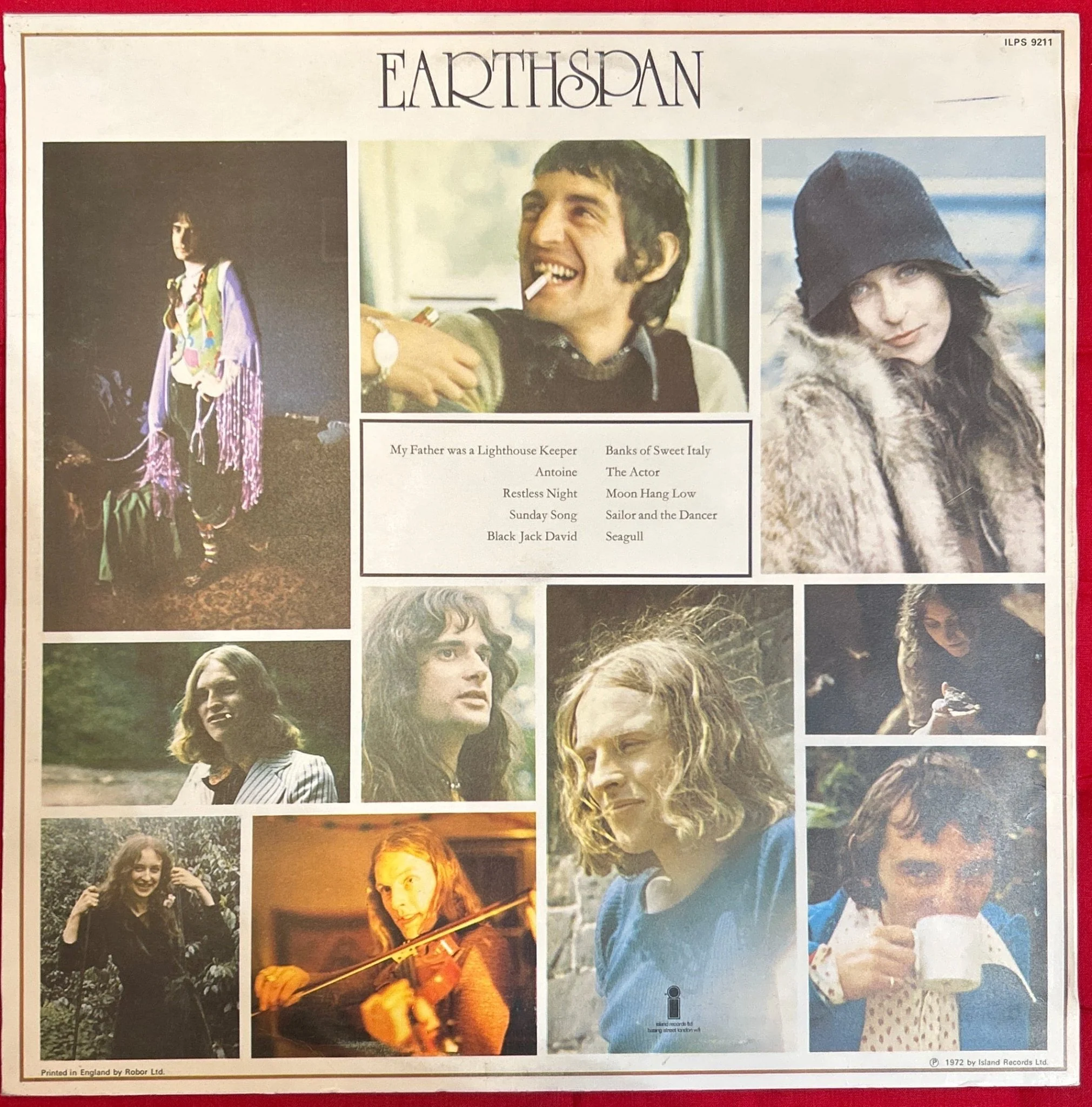 LP The Incredible String Band ‎– Earthspan Ed. Inglesa 2ª Mano - Image 2
