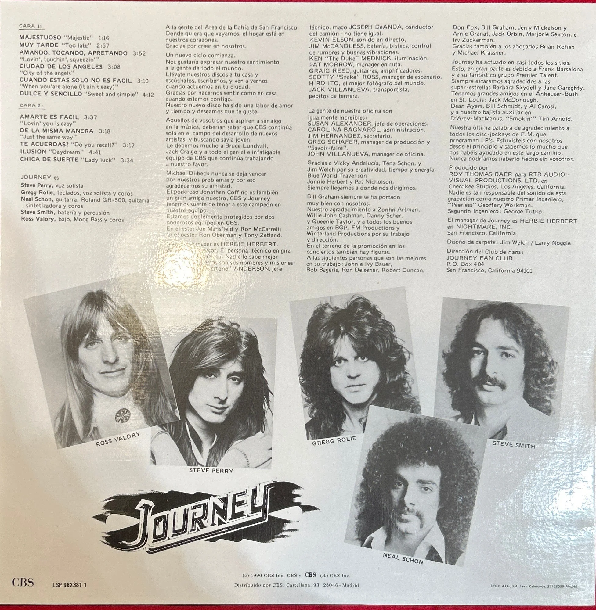 LP Journey ‎– Evolution 2ª mano - Image 2