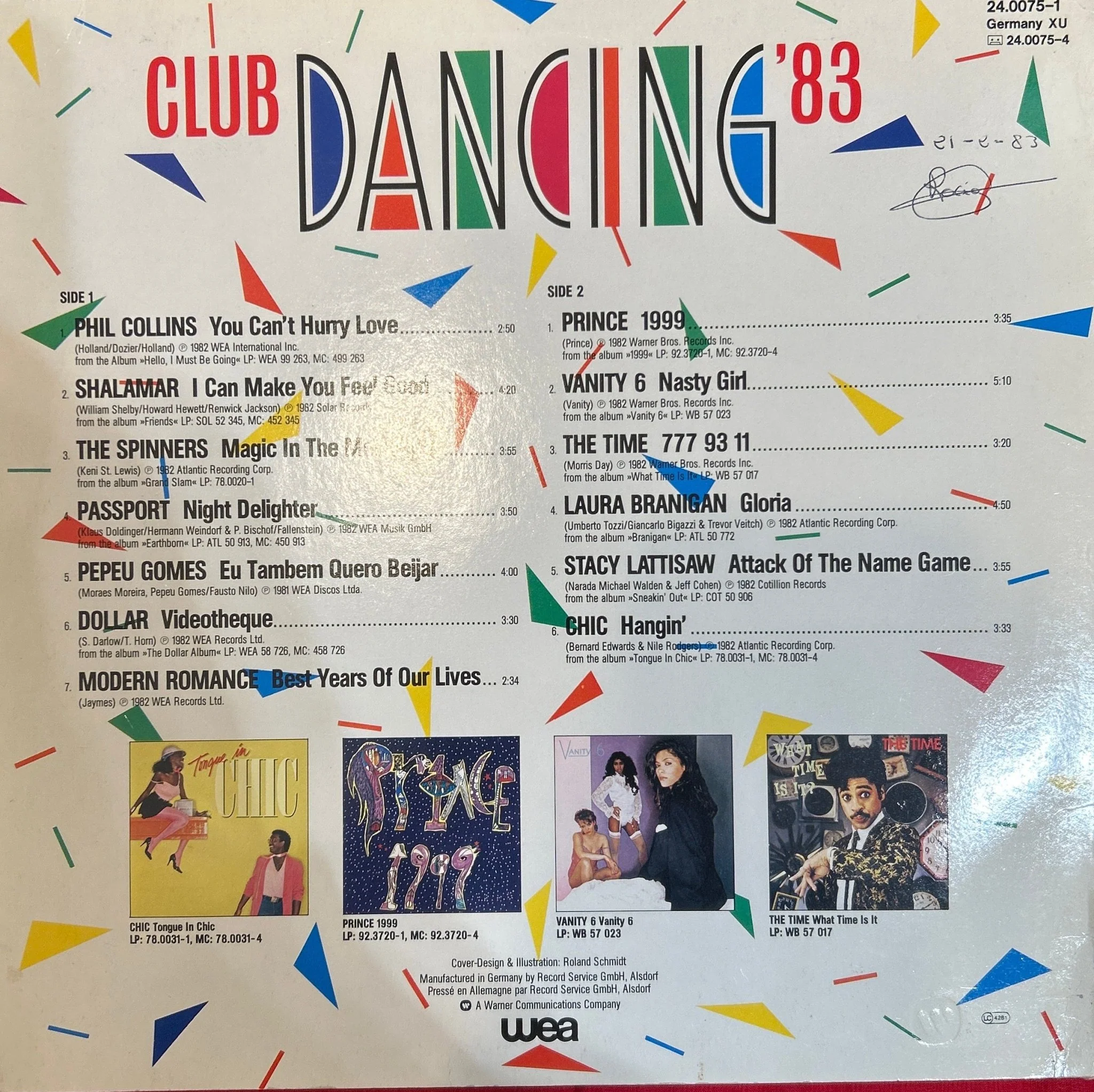 LP V/A ‎– Club Dancing 83 2ª Mano - Image 2