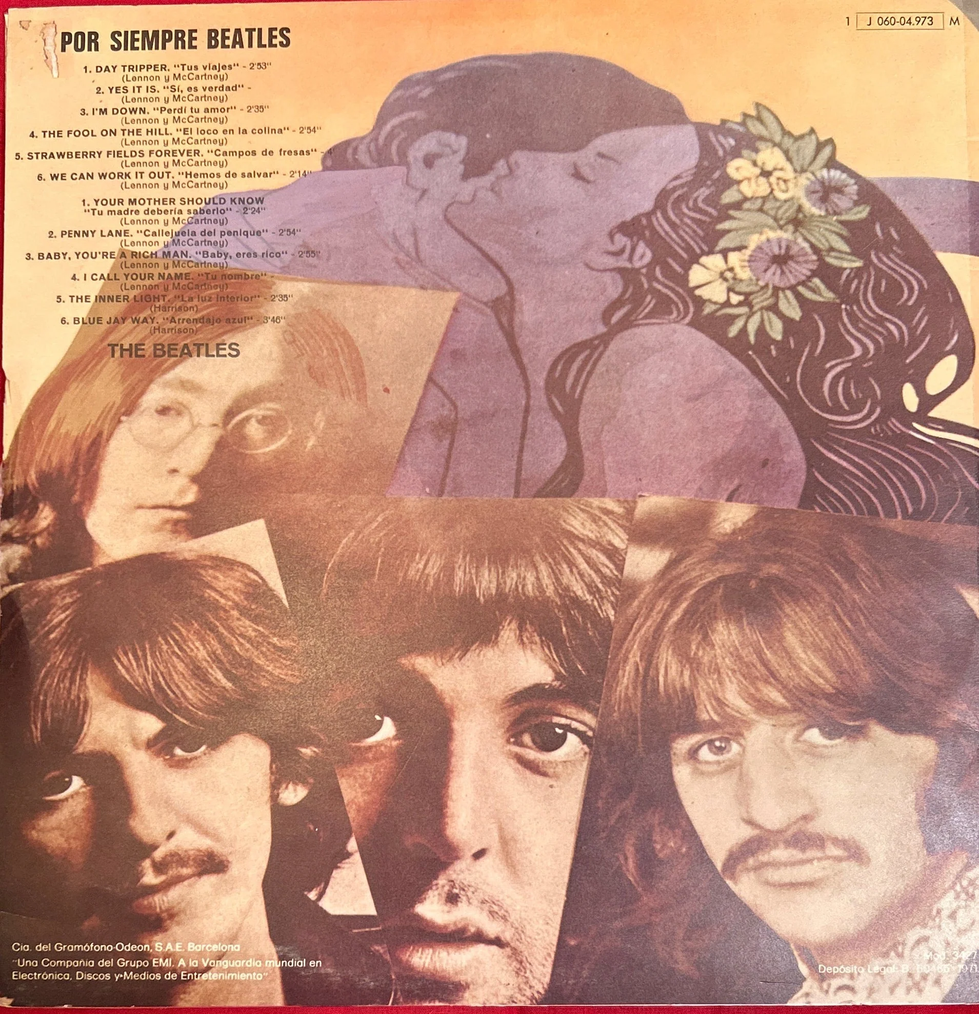 LP  The Beatles ‎– Por Siempre Beatles 2ª Mano - Image 2