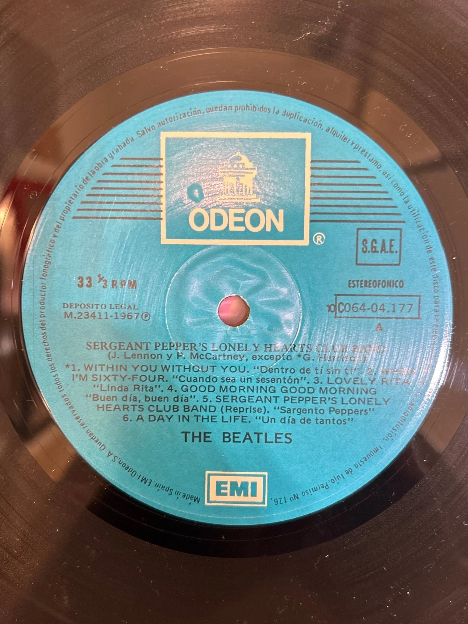 LP  The Beatles ‎– Sgt. Pepper's Lonely Hearts Club Band 2ª Mano - Image 3