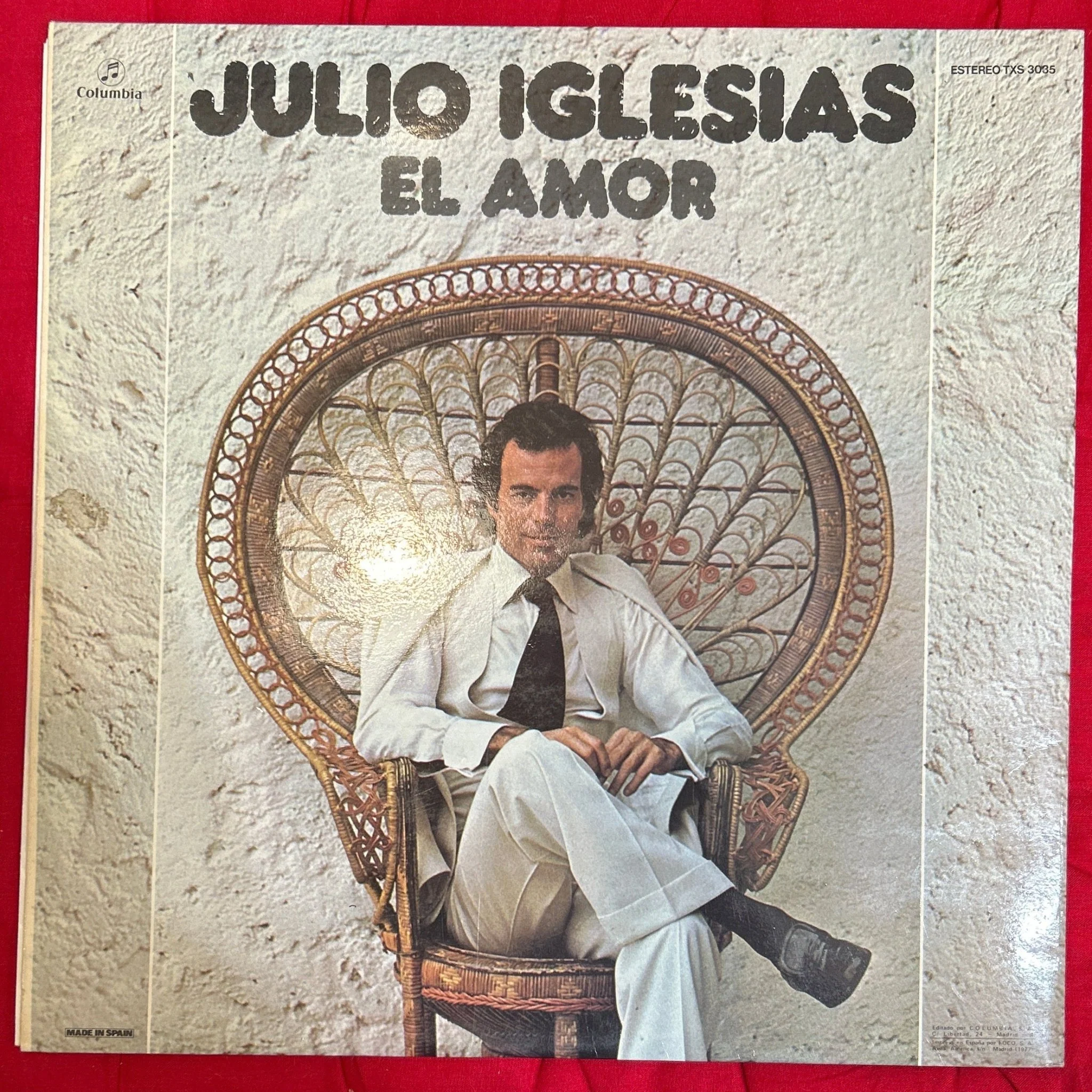 LP Julio Iglesias ‎– El Amor 2ª Mano (Producto exclusivo recogida en tienda) - Image 2