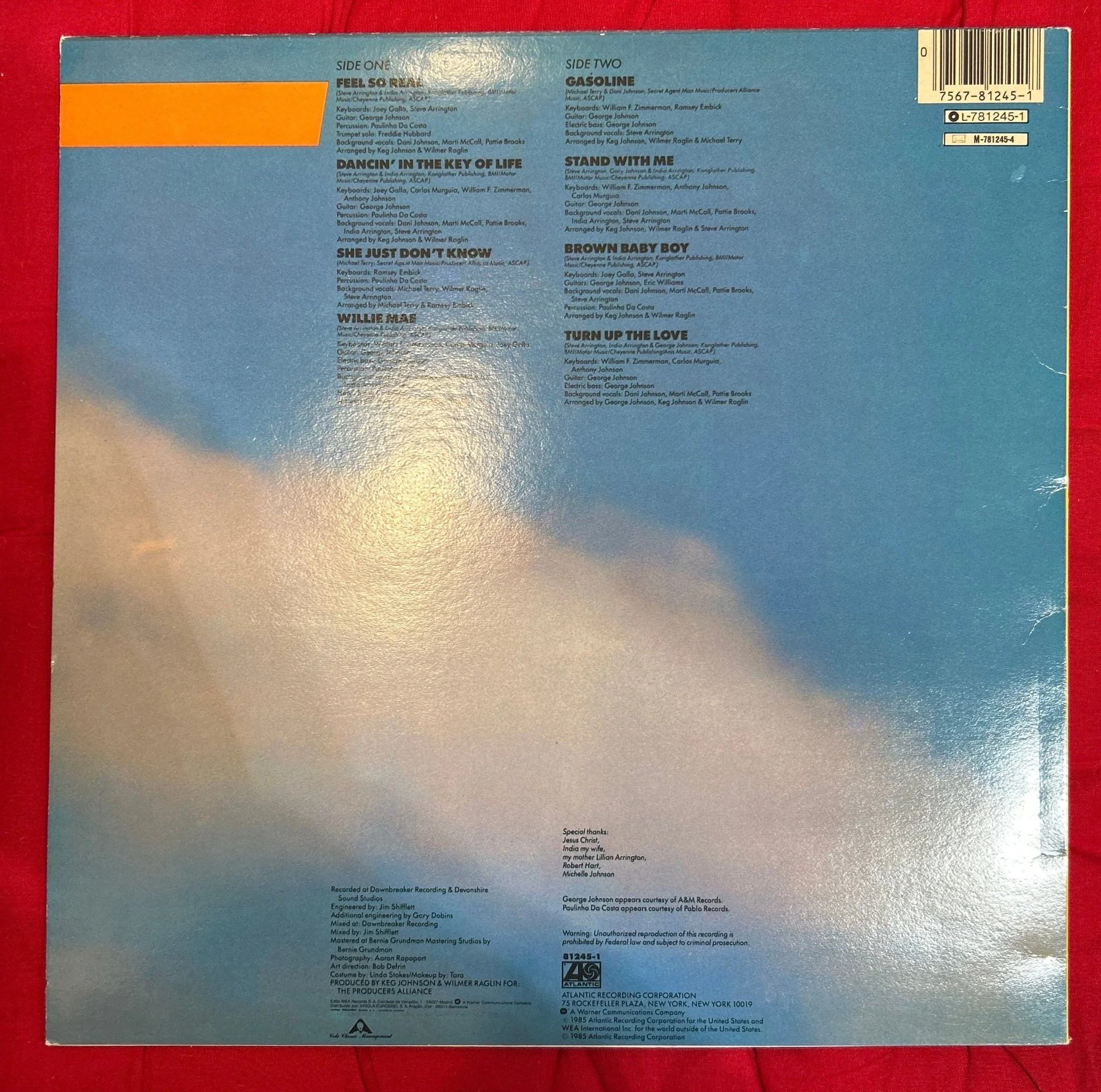 LP Steve Arrington - Dancin’ in the key of life 2ª Mano - Image 2
