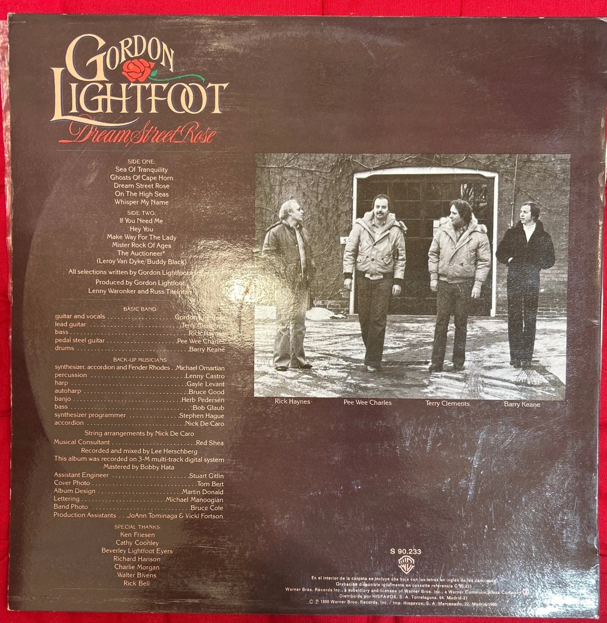 LP Gordon Lightfoot ‎– Dream Street Rose 2ª Mano (Producto exclusivo recogida en tienda) - Image 2