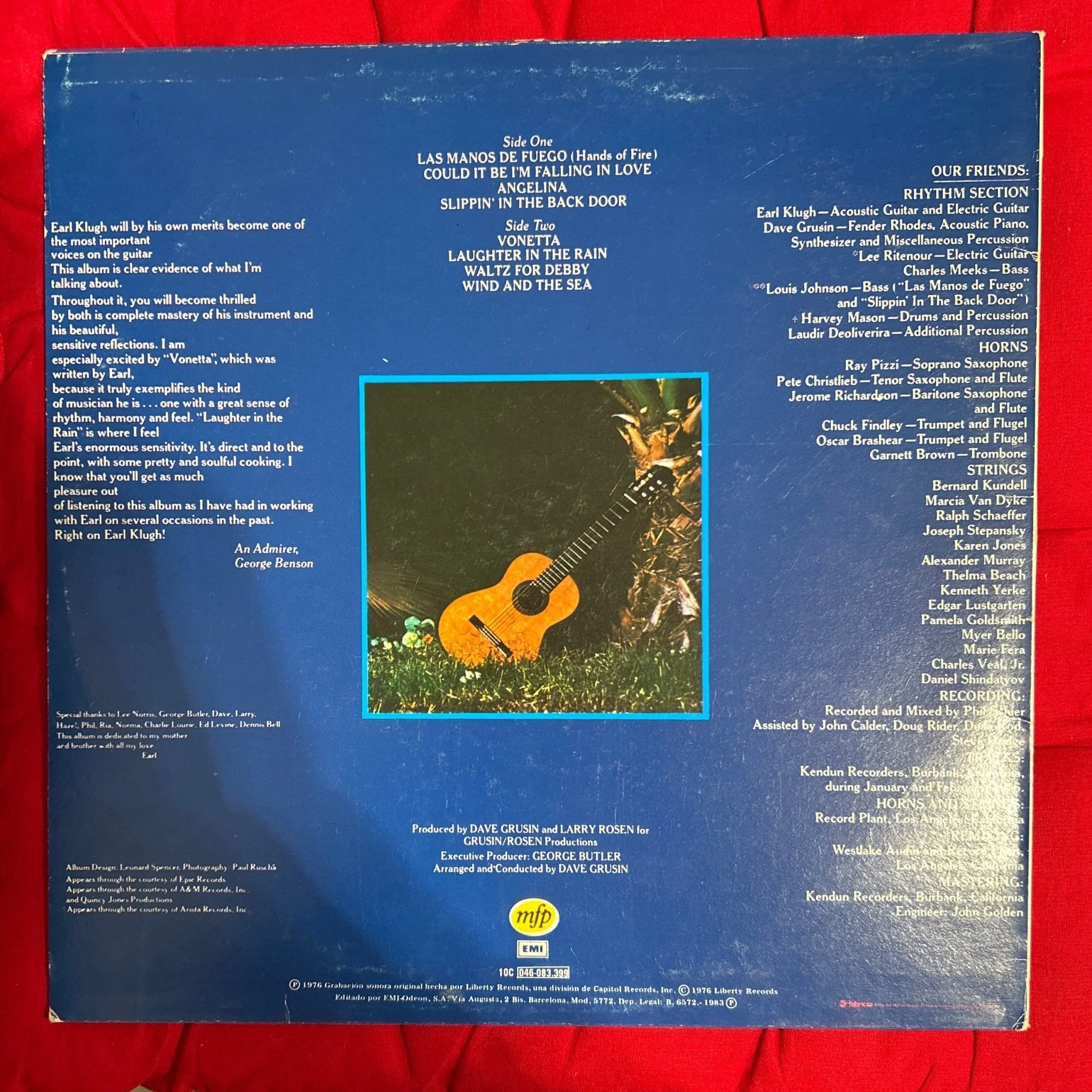LP Earl Klugh ‎– Earl Klugh 2ª Mano (Producto exclusivo recogida en tienda) - Image 2