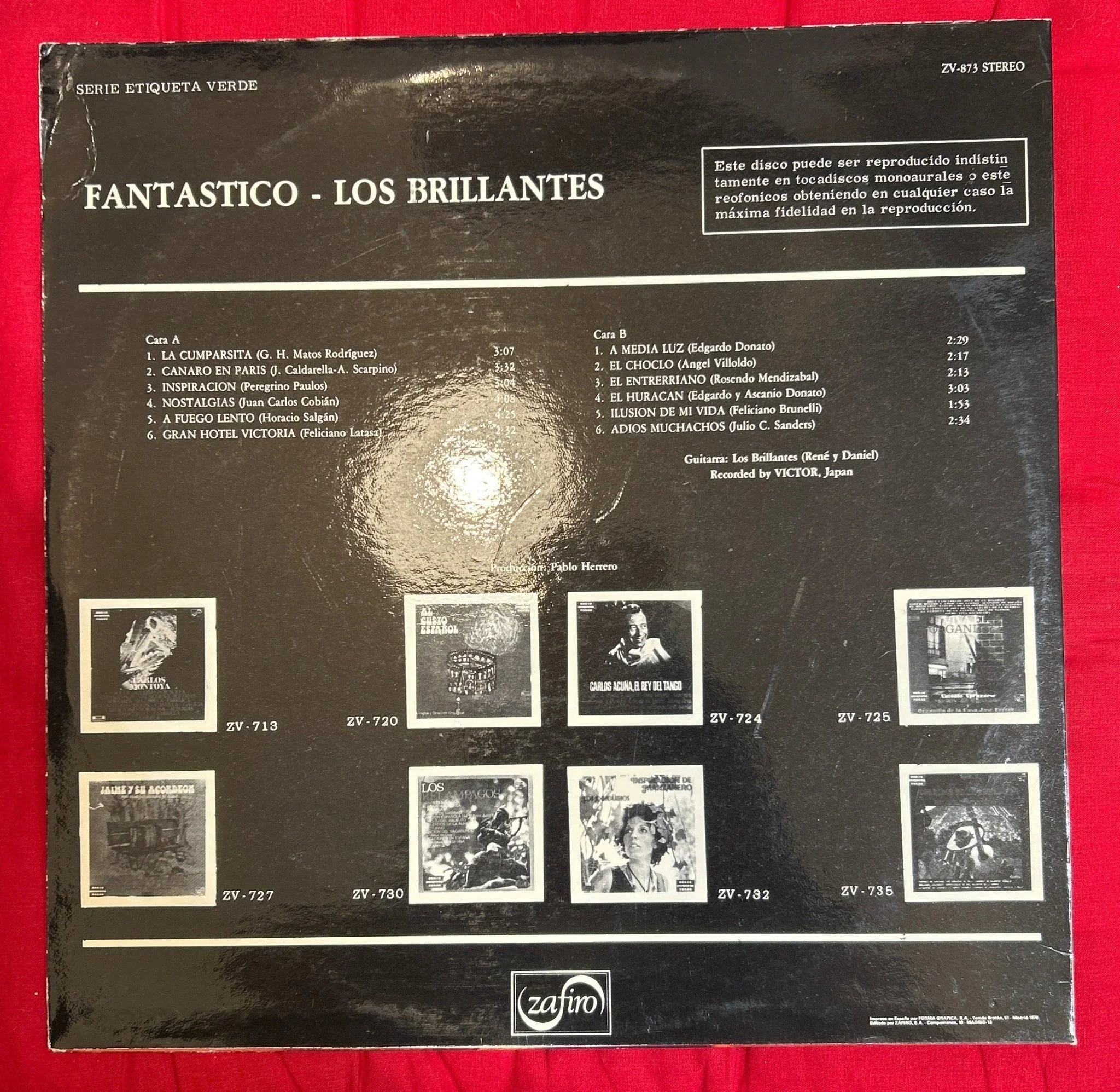 LP Los Brillantes ‎– Fantastico 2ª Mano - Image 2