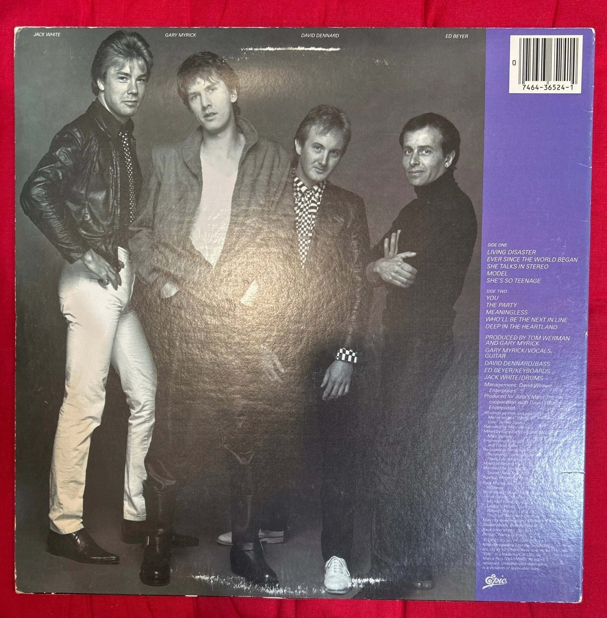 LP Gary Myrick And The Figures ‎– Gary Myrick And The Figures Ed. Americana 2ª mano - Image 2