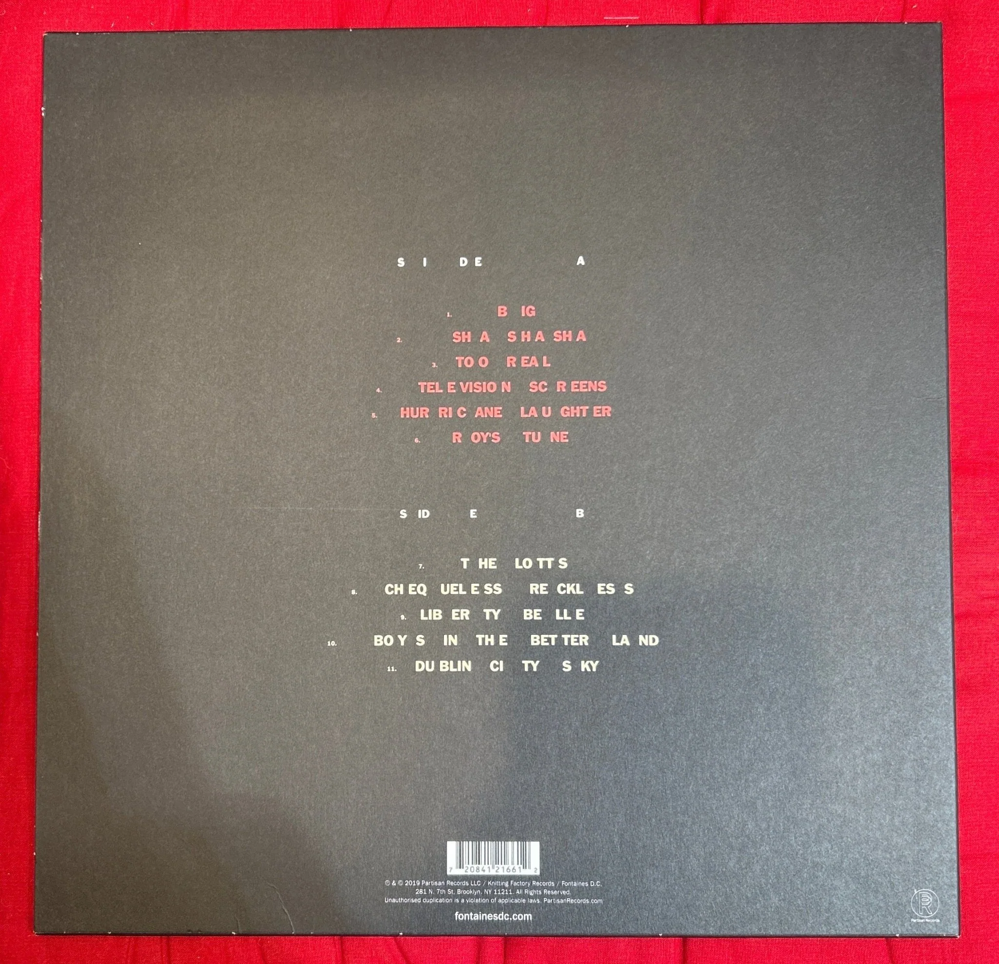 LP Fontaines D.C. ‎– Dogrel 2ª Mano - Image 2