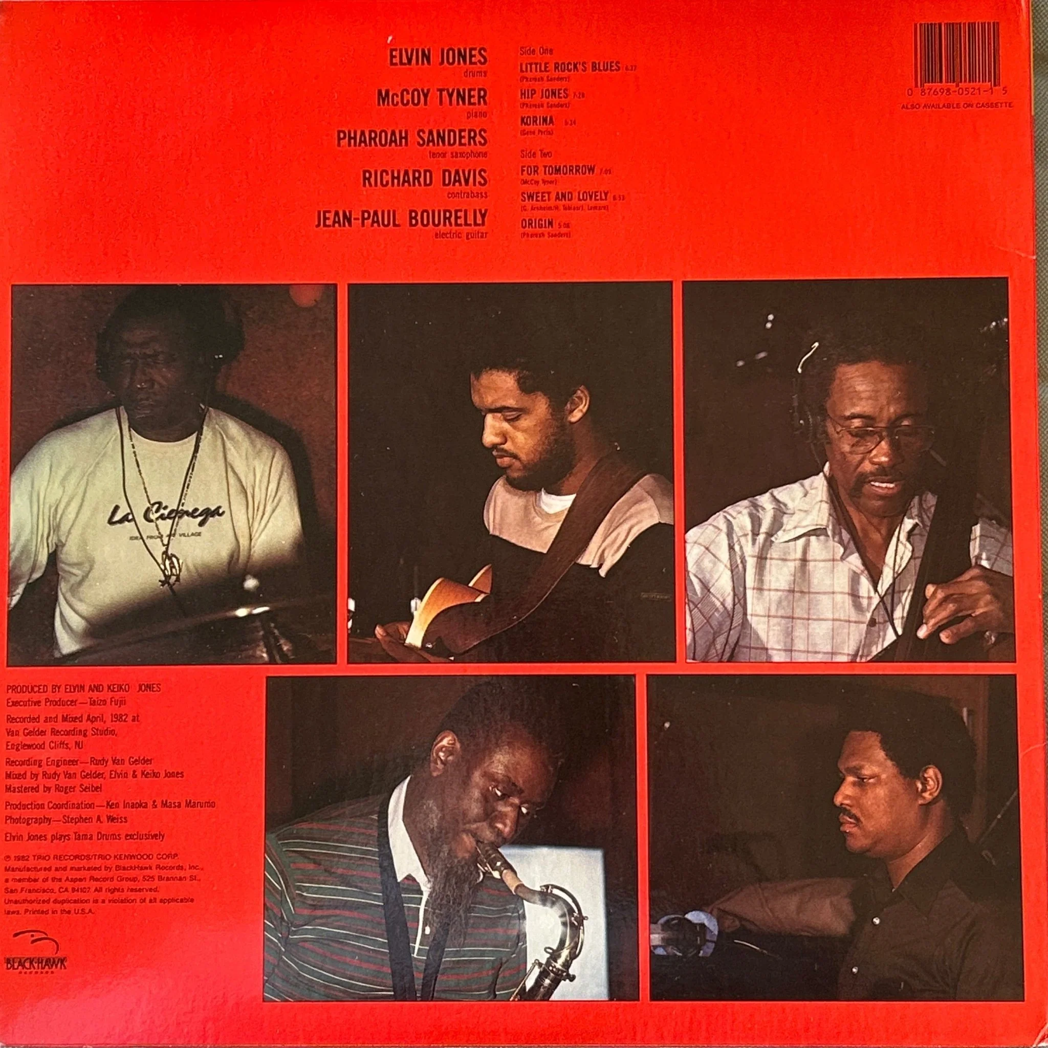 LP Elvin Jones McCoy Tyner Quintet  Ed. Americana ‎– Reunited 2ª Mano - Image 2