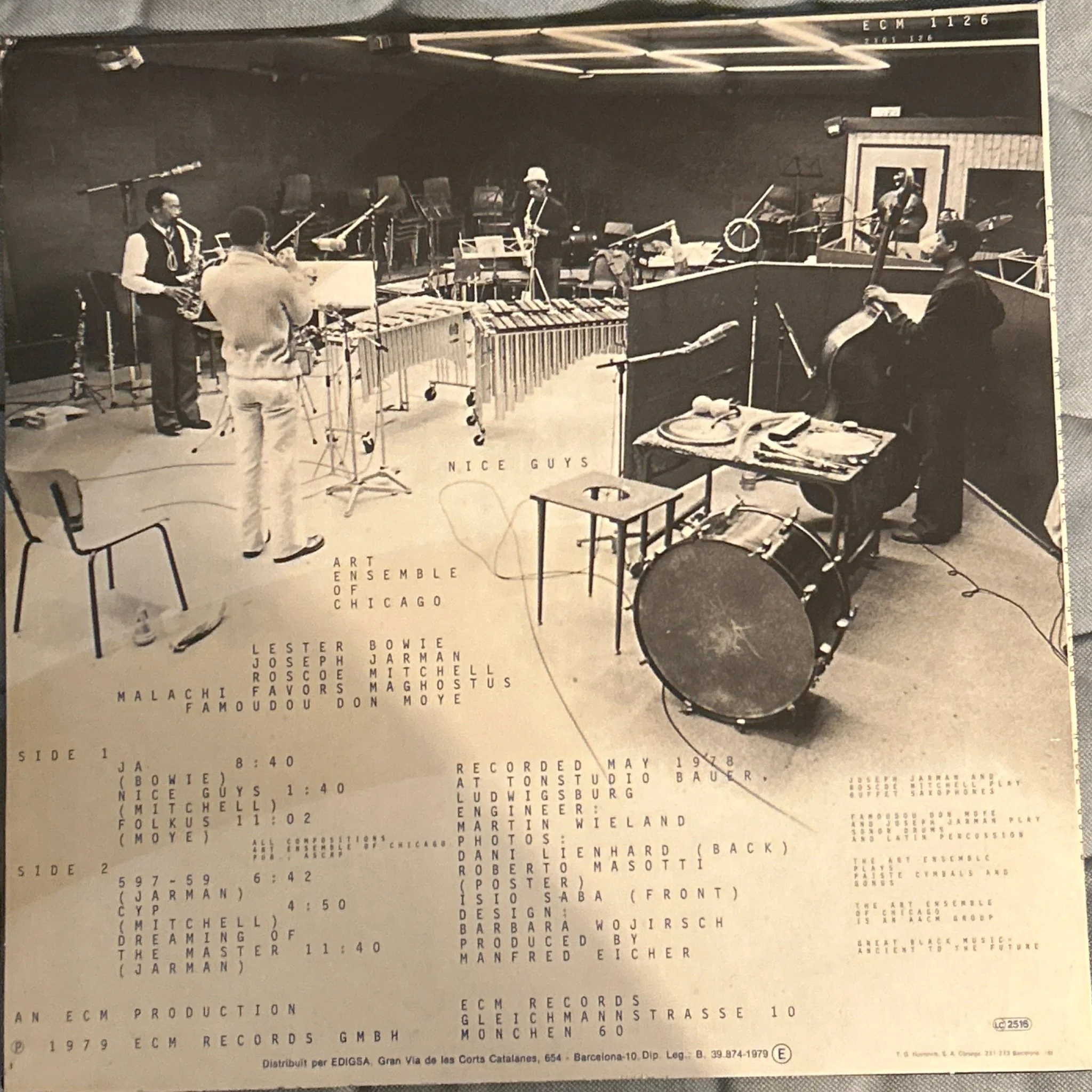 LP Art Ensemble Of Chicago ‎– Nice Guys 2ª Mano - Image 2