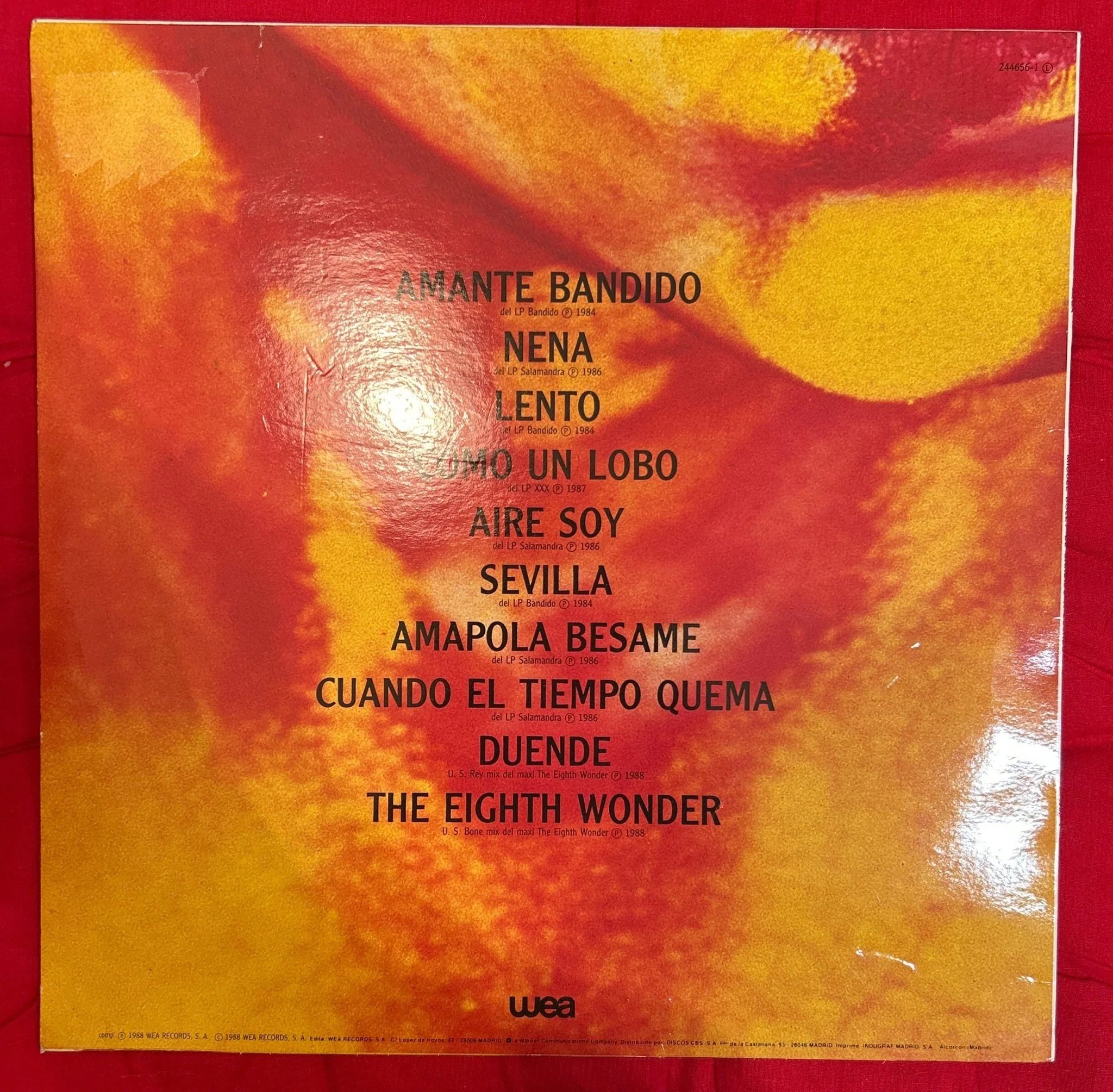 LP Miguel Bose ‎– De Bandido A Duende 2ª mano - Image 2