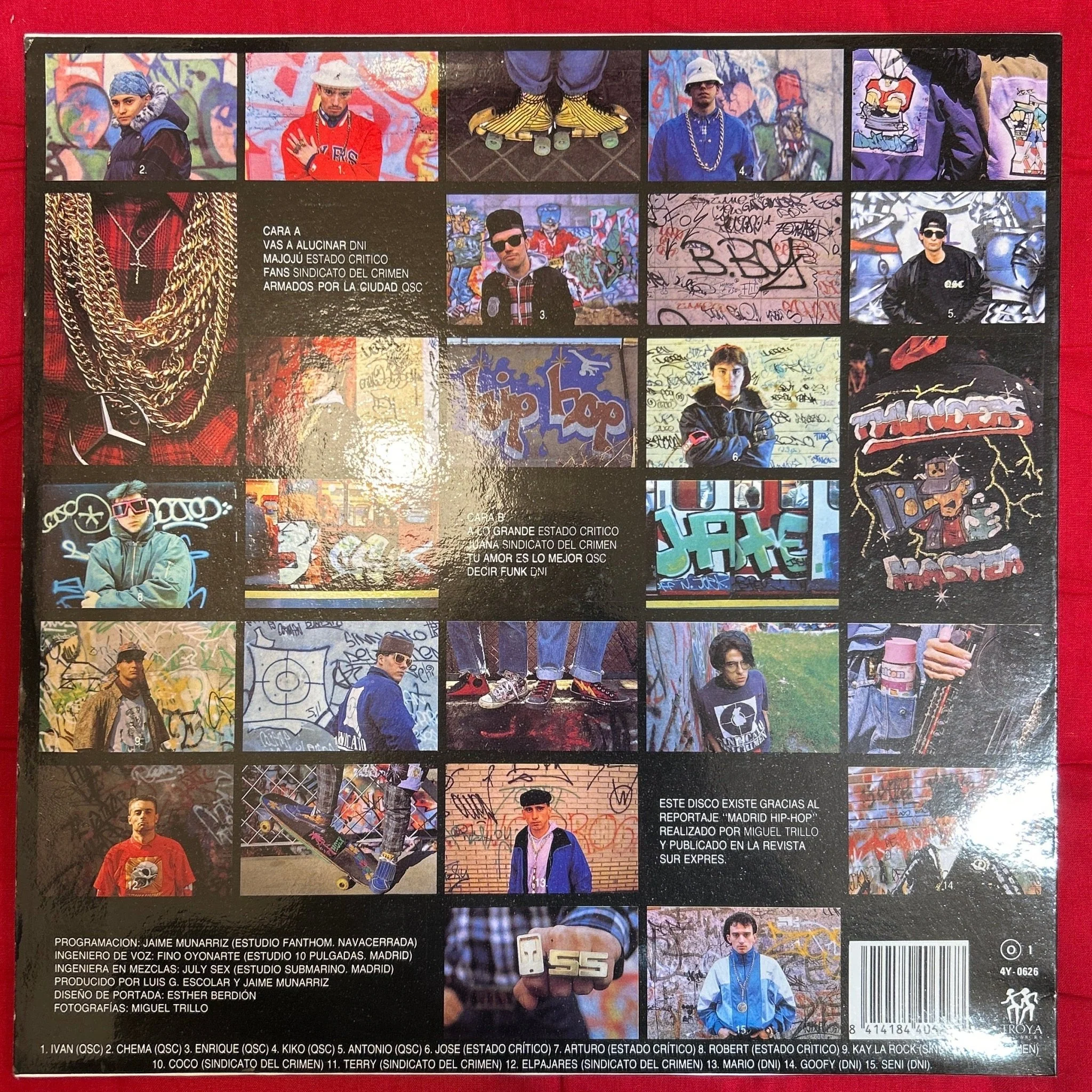 LP V/A ‎– Madrid Hip Hop 2ª mano - Image 2