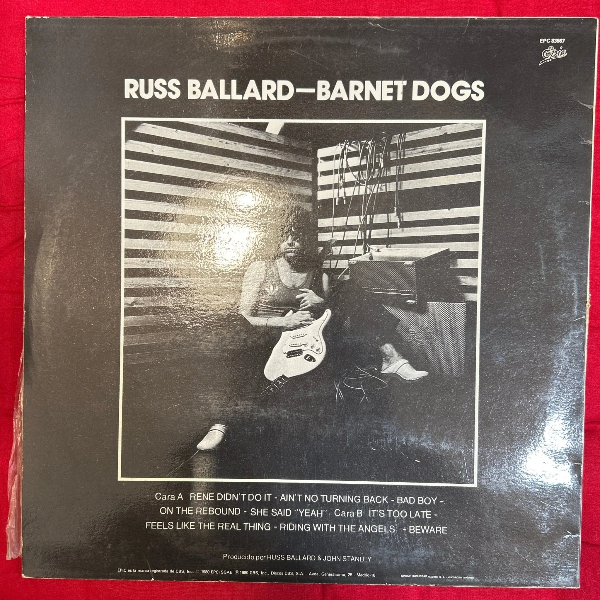 LP Russ Ballard ‎– Barnet Dogs 2ª Mano - Image 2