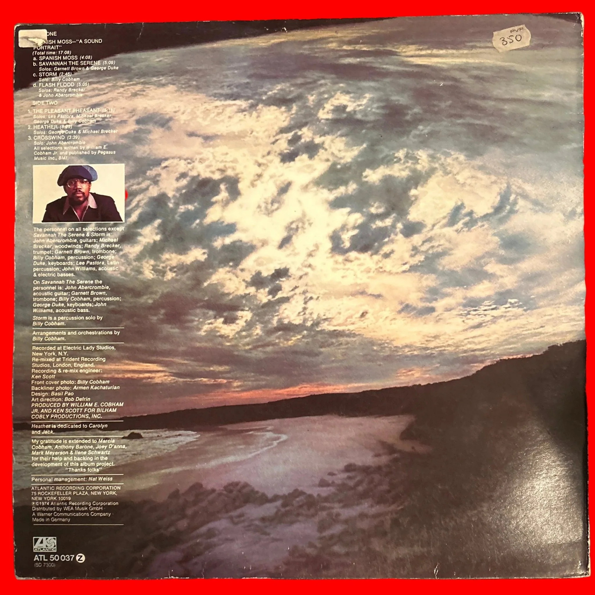 LP Billy Cobham ‎– Crosswinds 2ª Mano - Image 2