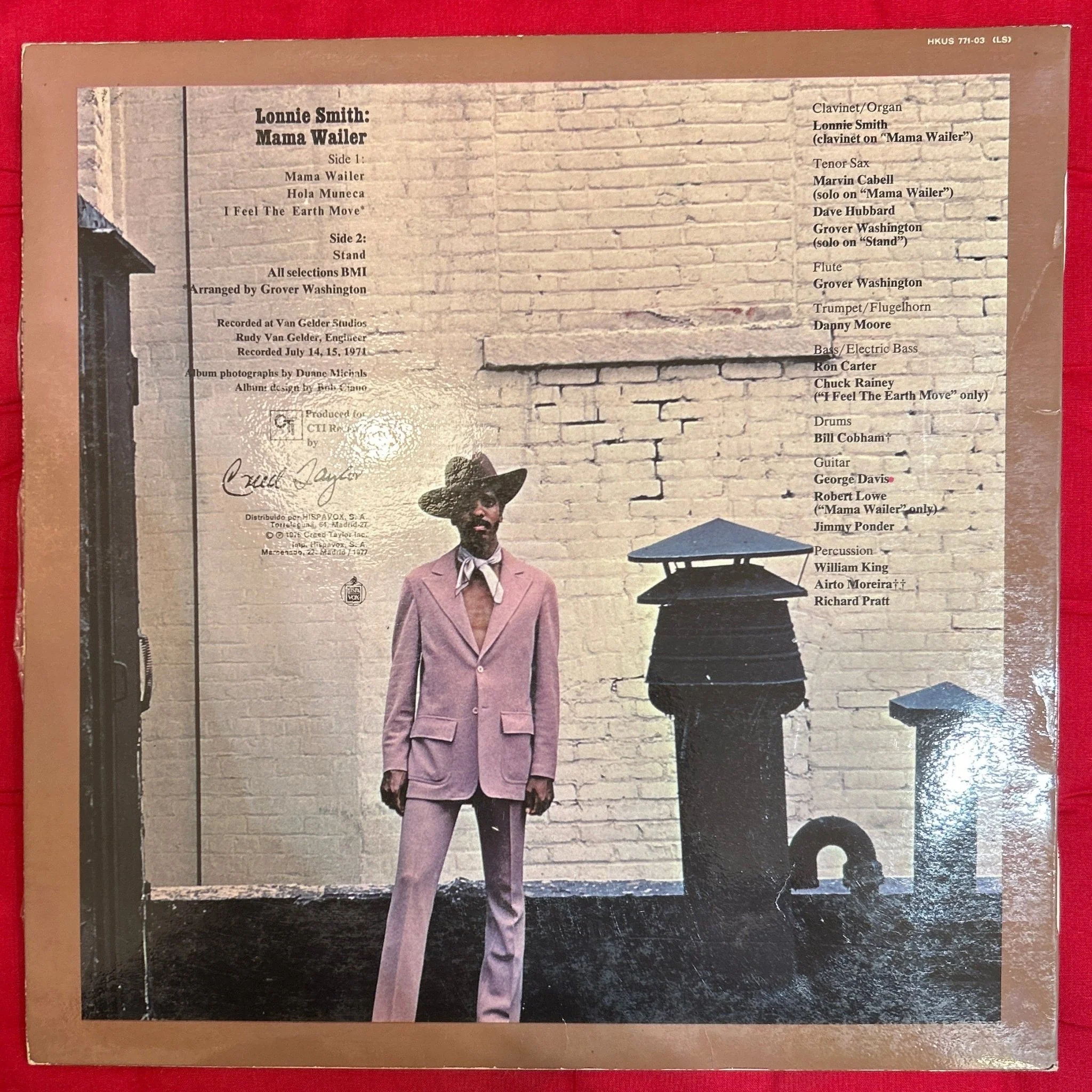 LP Lonnie Smith – Mama Wailer 2ª Mano - Image 2